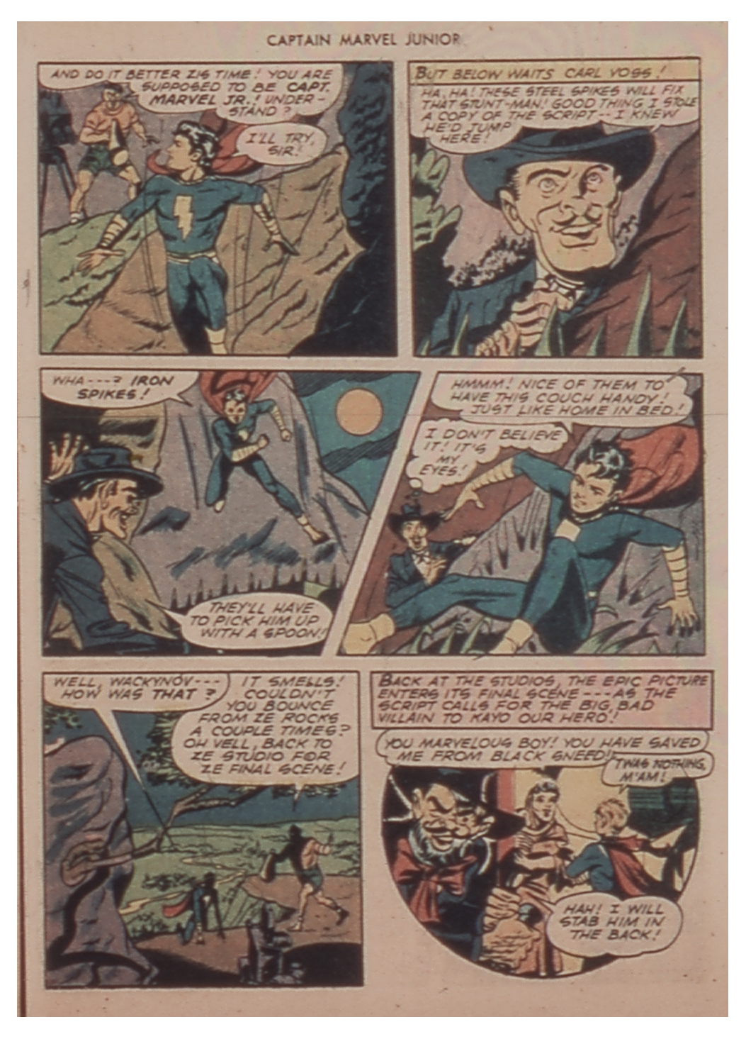 Captain Marvel Jr Issue 15 Viewcomic Reading Comics Online For