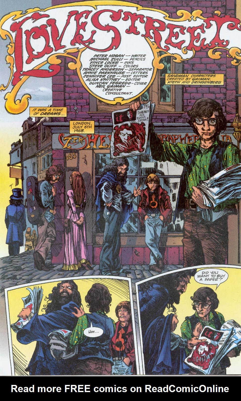 Read online The Sandman Presents: Love Street comic -  Issue #1 - 5