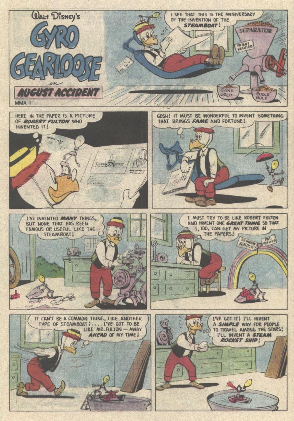 Read online Walt Disney's Comics and Stories comic -  Issue #524 - 21