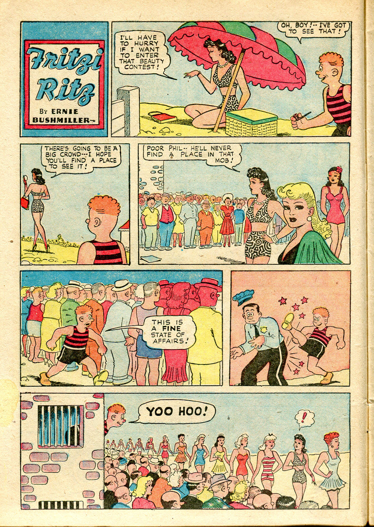 Read online Fritzi Ritz (1948) comic -  Issue #7 - 10