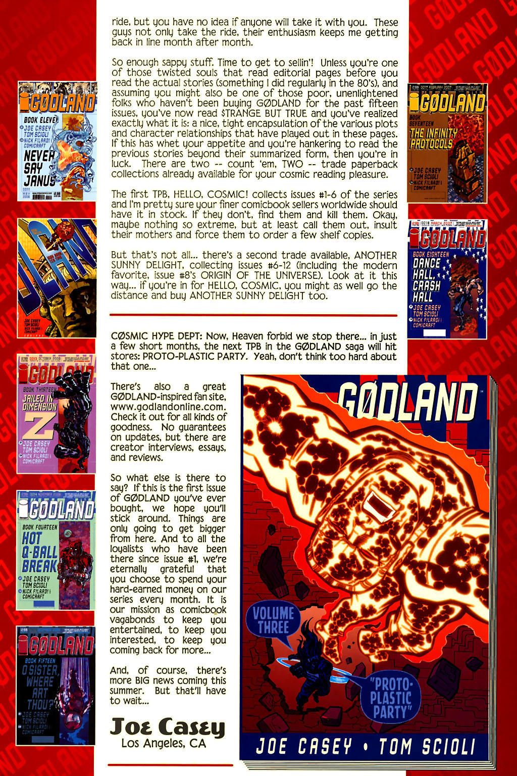 Read online Gødland comic -  Issue #16 - 21