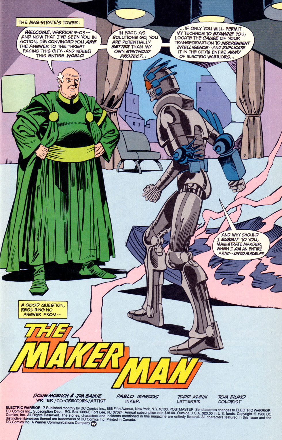 Read online Electric Warrior comic -  Issue #7 - 3