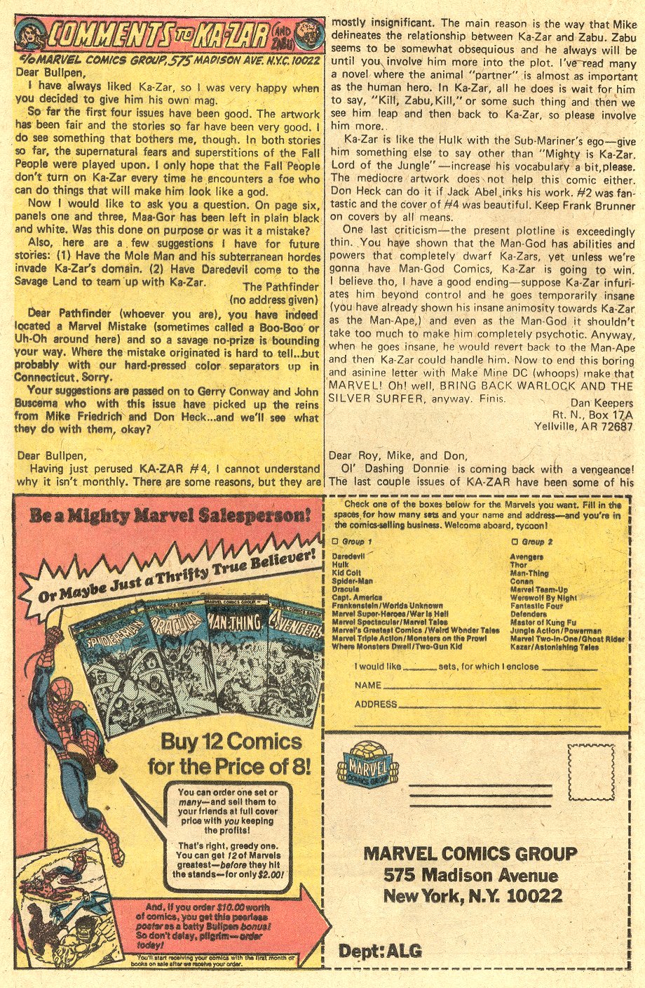 Read online Ka-Zar comic -  Issue #6 - 13