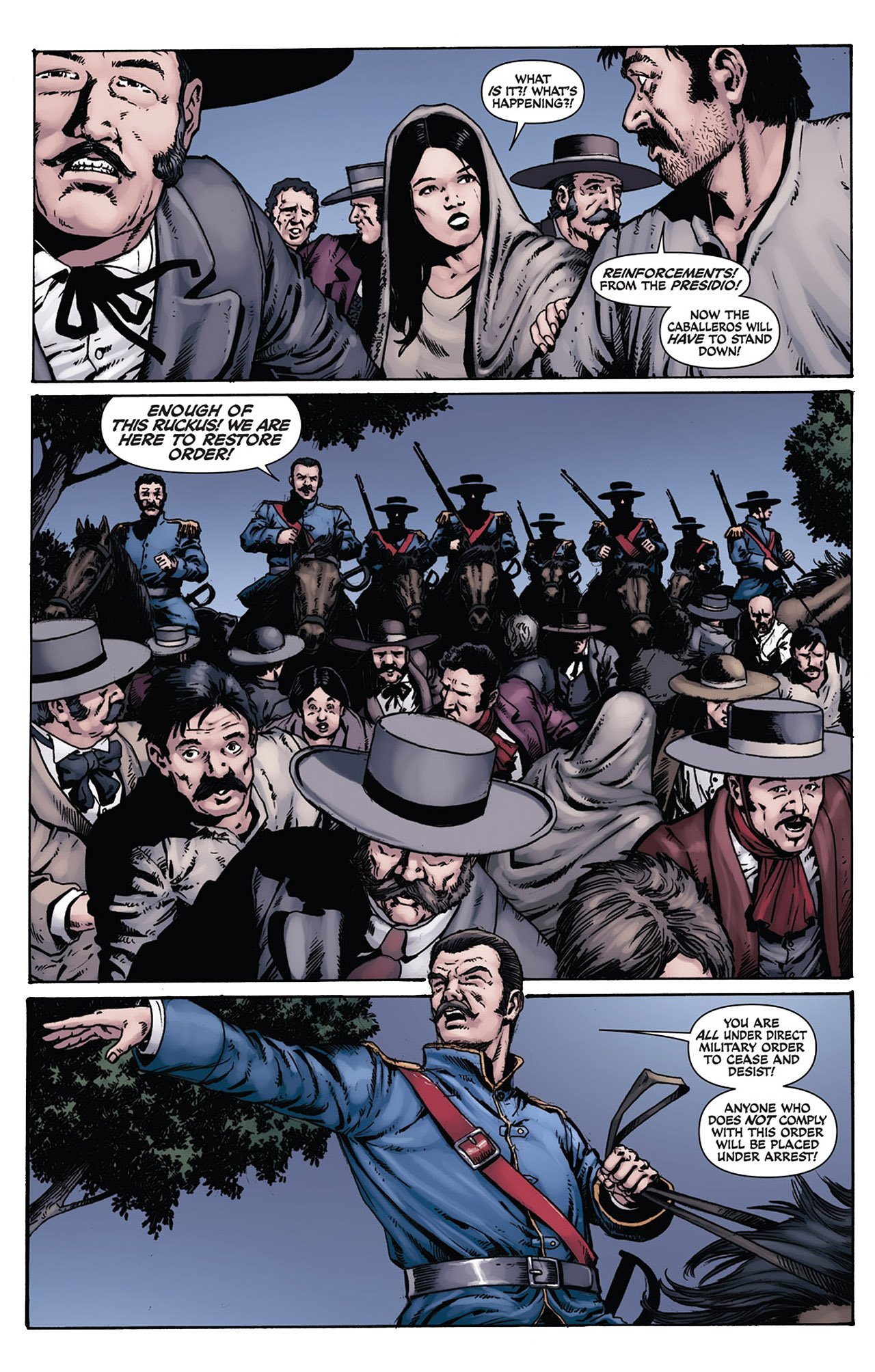 Read online Zorro Rides Again comic -  Issue #6 - 4