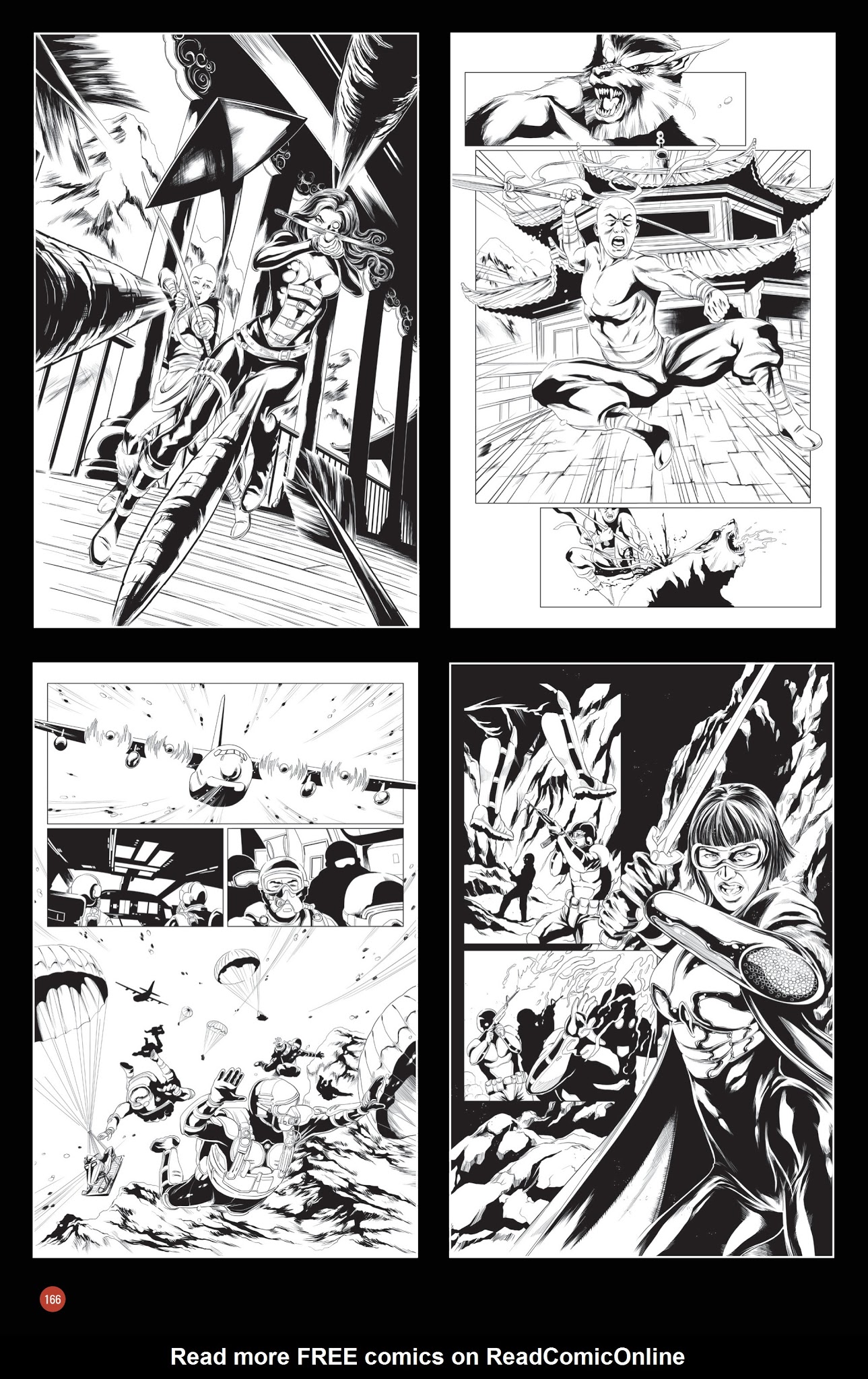 Read online Van Helsing vs. Werewolf comic -  Issue # _TPB 1 - 166