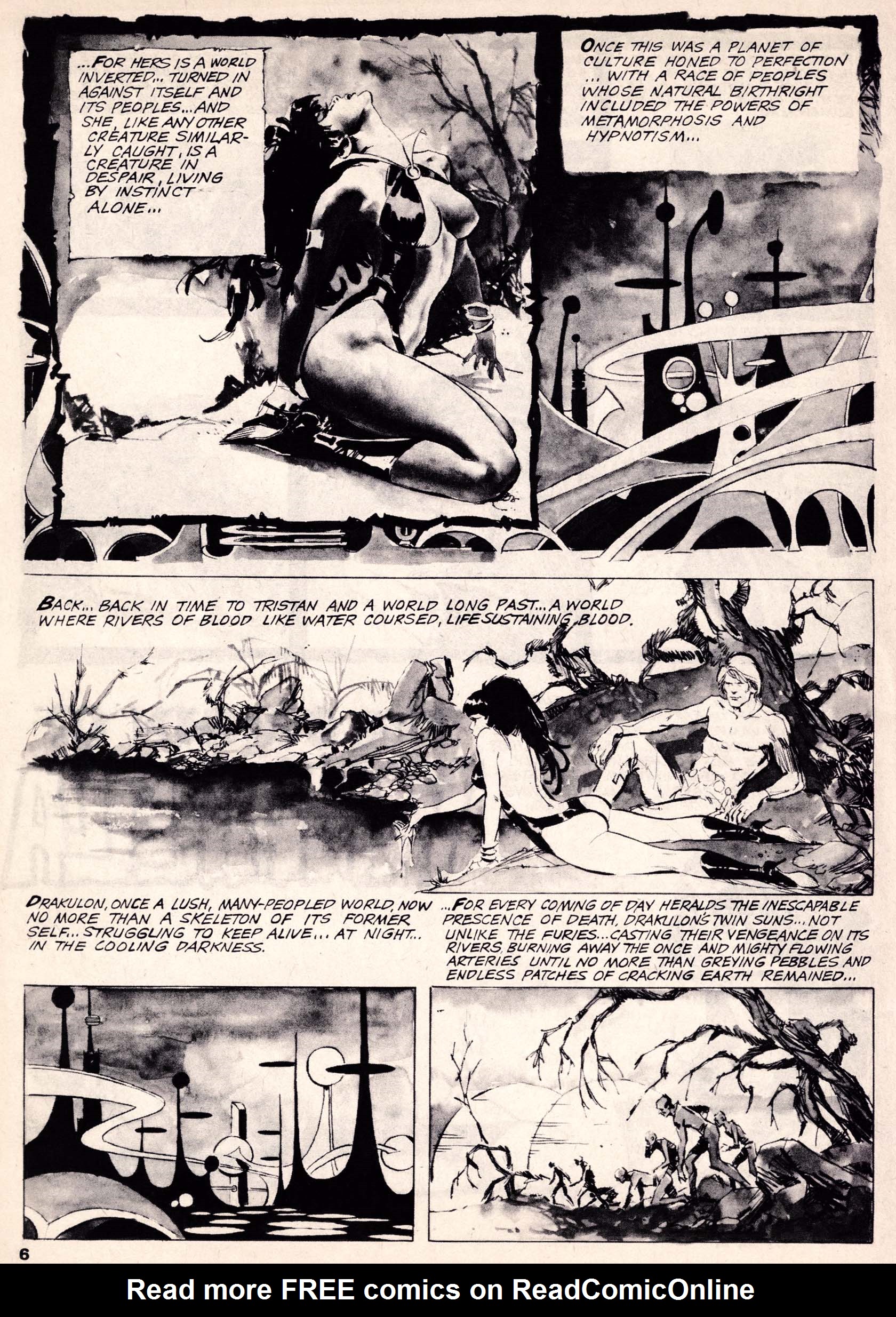 Read online Vampirella (1969) comic -  Issue # Annual 1972 - 6