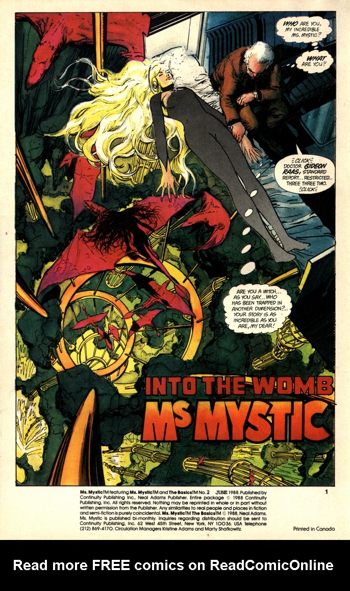 Read online Ms. Mystic (1987) comic -  Issue #2 - 4
