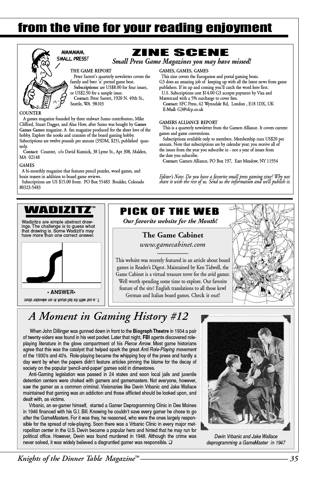 Read online Knights of the Dinner Table comic -  Issue #29 - 37