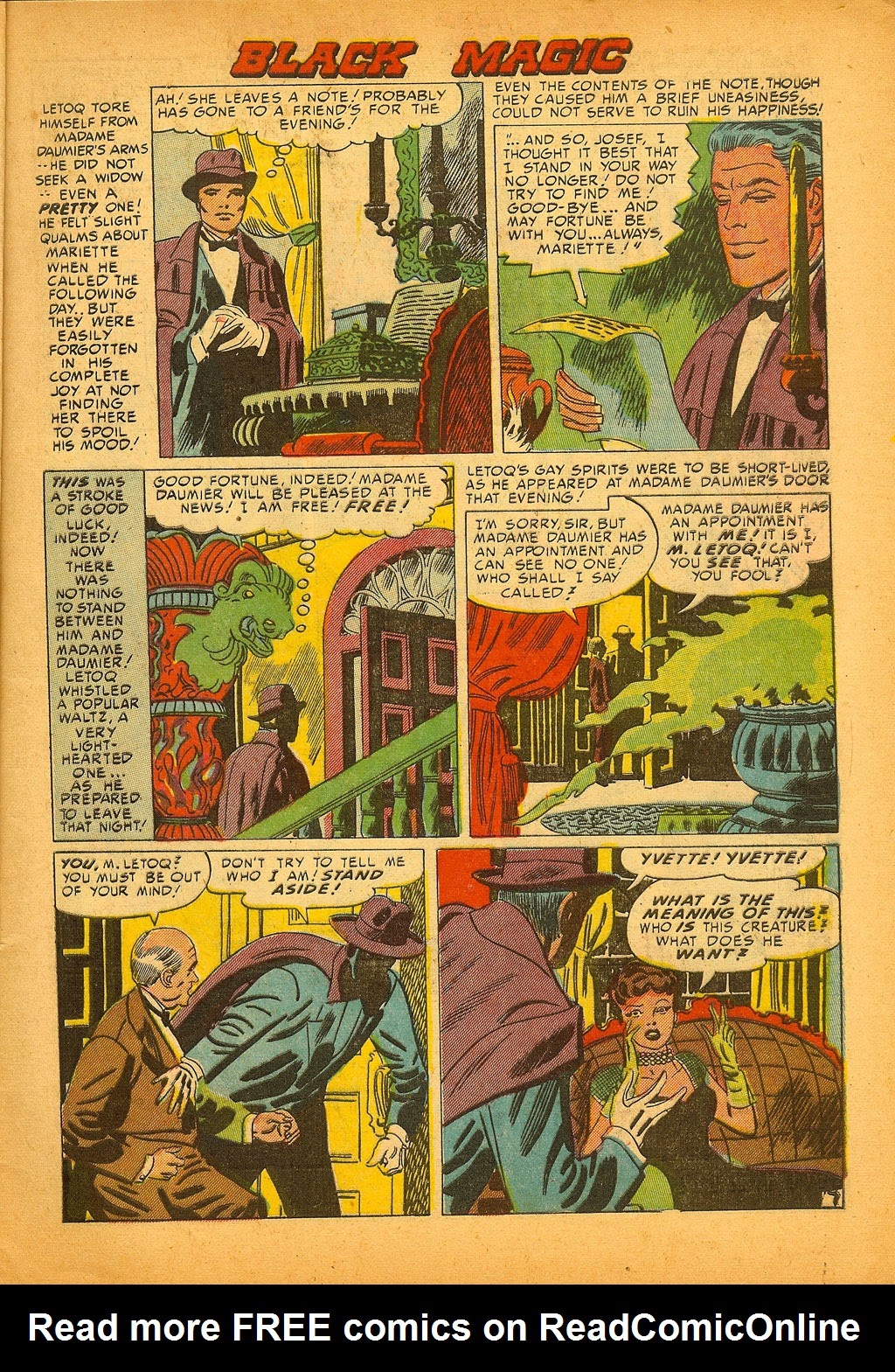 Read online Black Magic (1950) comic -  Issue #14 - 9