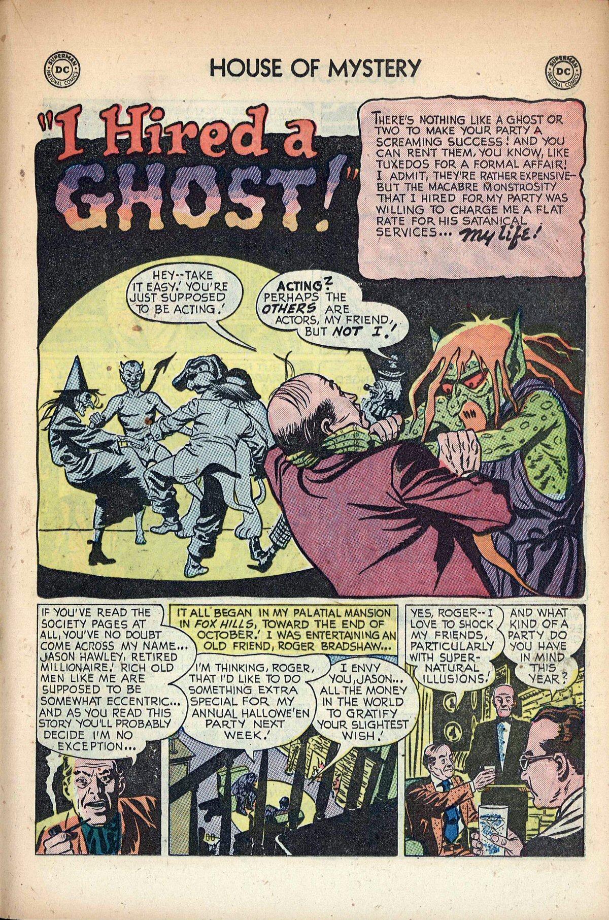 Read online House of Mystery (1951) comic -  Issue #14 - 19