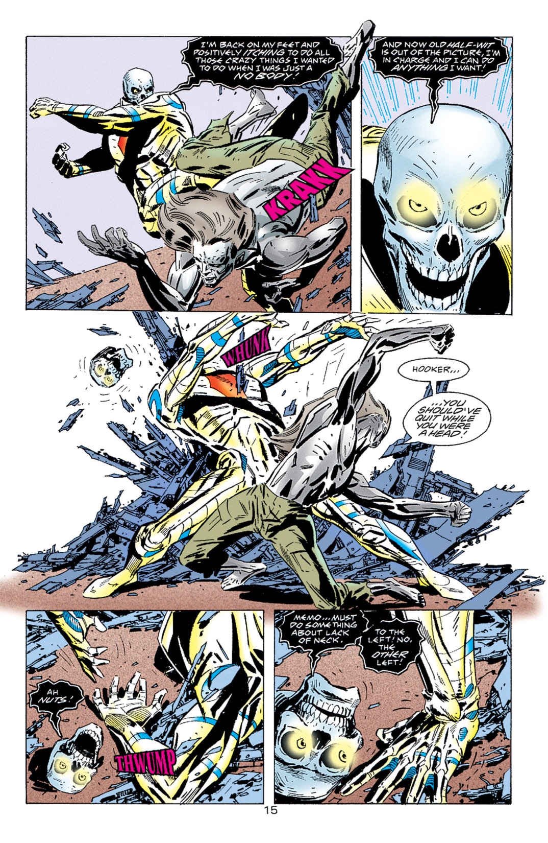 Read online Resurrection Man (1997) comic -  Issue #24 - 15