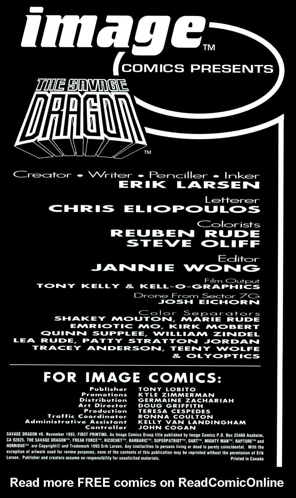 The Savage Dragon (1993) Issue #6 #8 - English 2