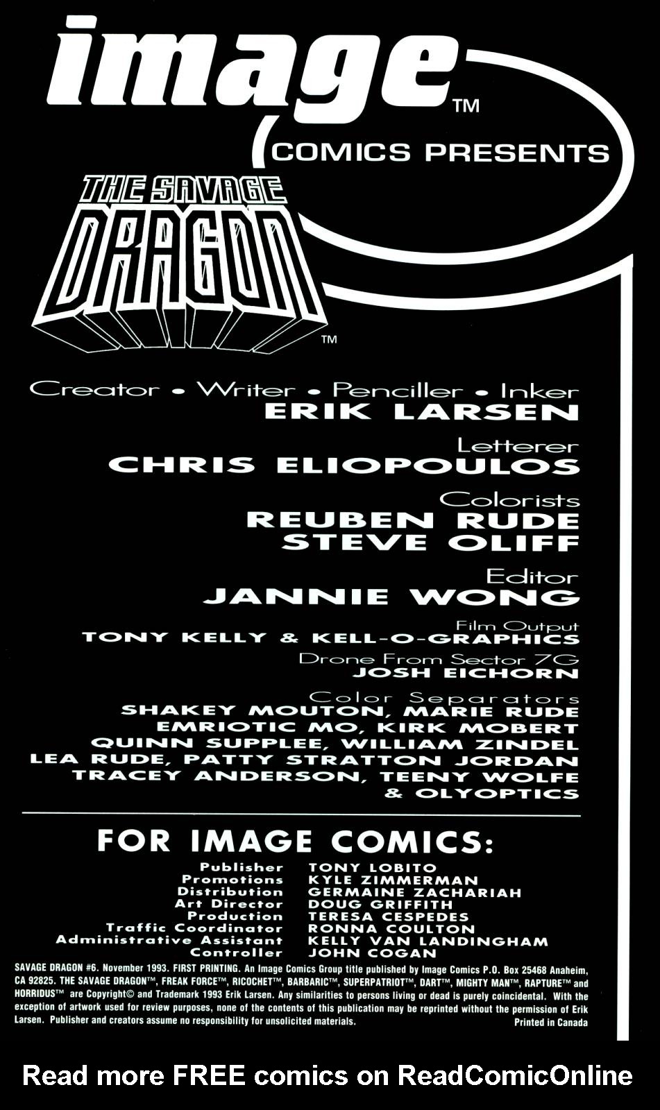The Savage Dragon (1993) issue 6 - Page 2