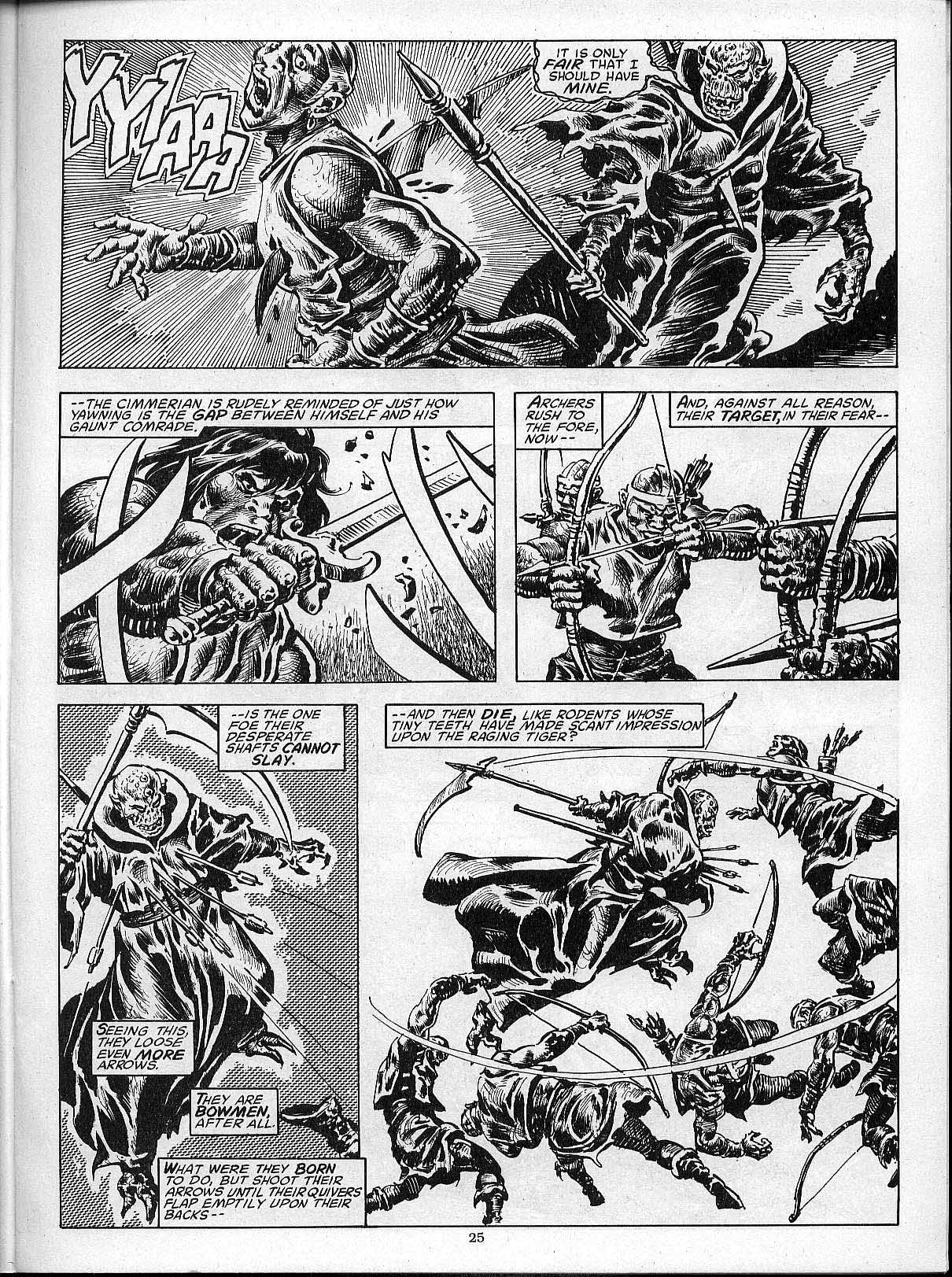 Read online The Savage Sword Of Conan comic -  Issue #203 - 27
