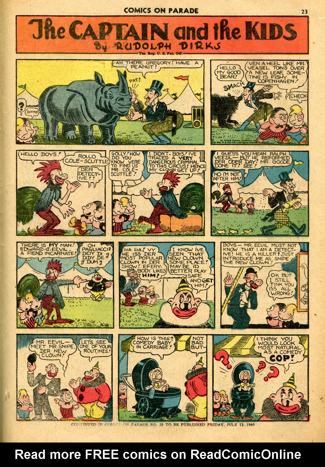 Read online Comics on Parade comic -  Issue #28 - 25