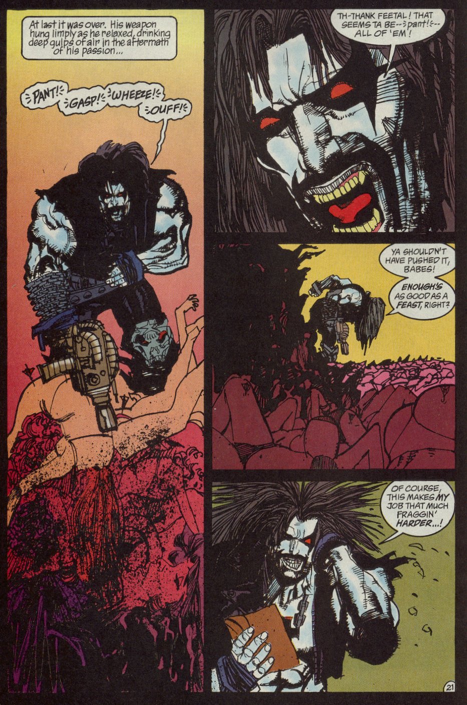 Read online Lobo: Blazing Chain of Love comic -  Issue # Full - 21