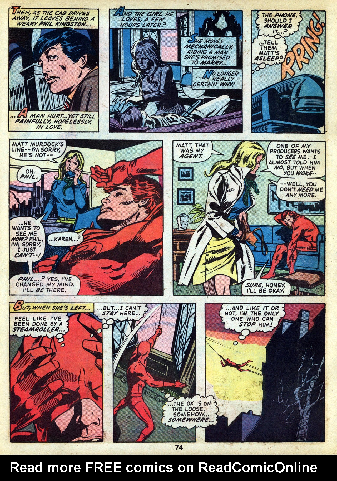 Read online Marvel Treasury Edition comic -  Issue #13 - 74