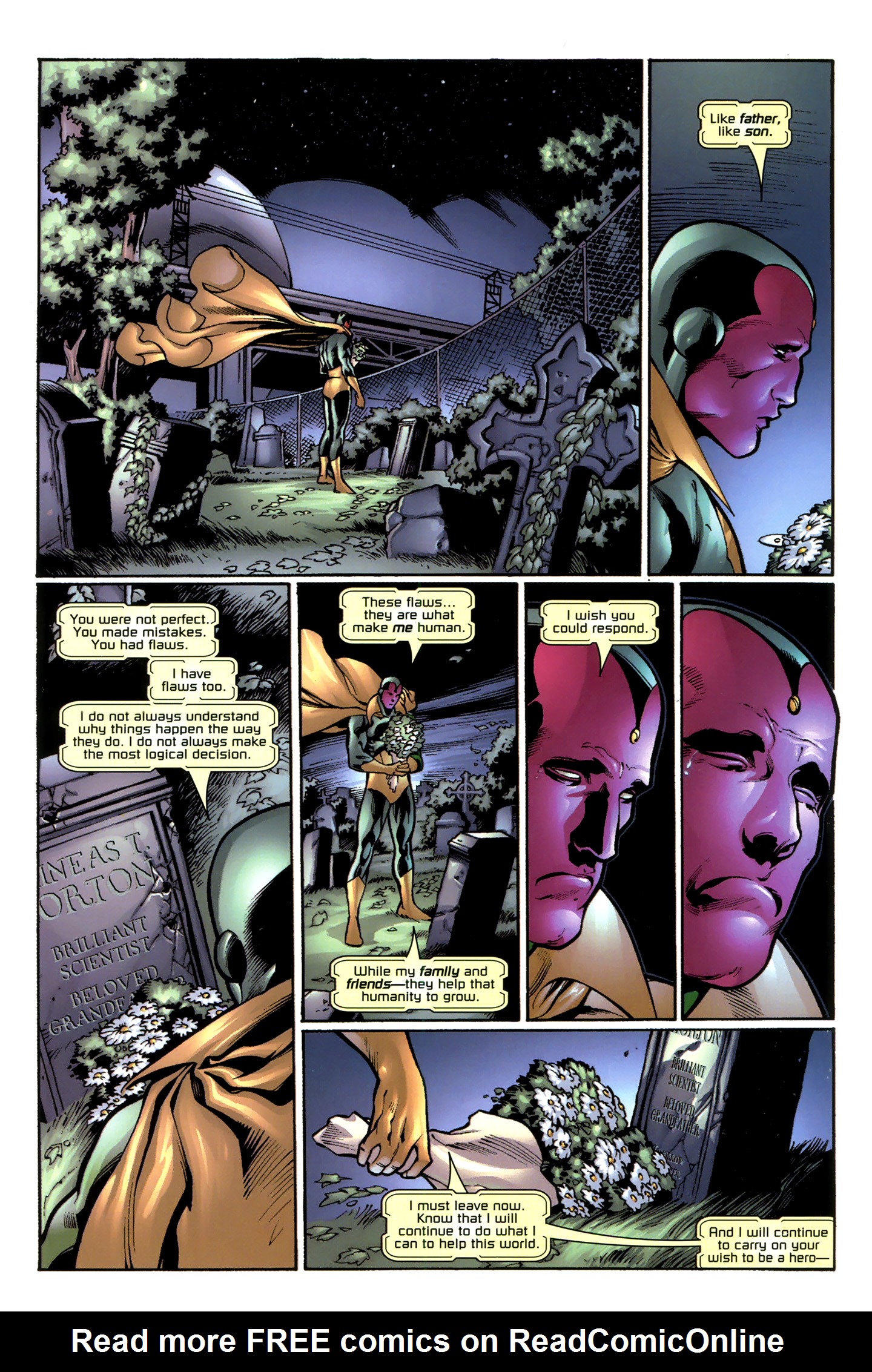 Read online Avengers Icons: The Vision comic -  Issue #4 - 27