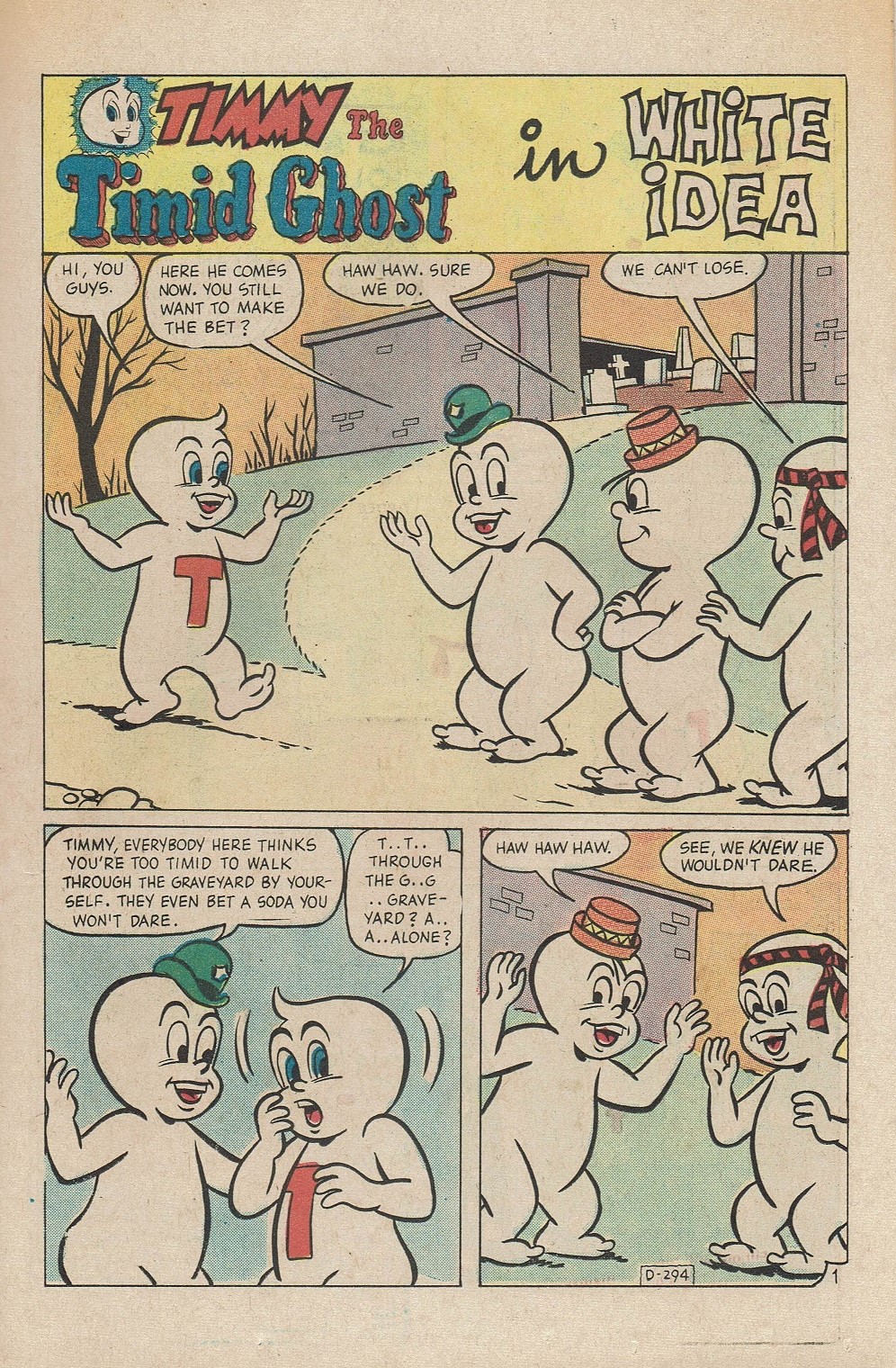 Read online Timmy the Timid Ghost comic -  Issue #19 - 15