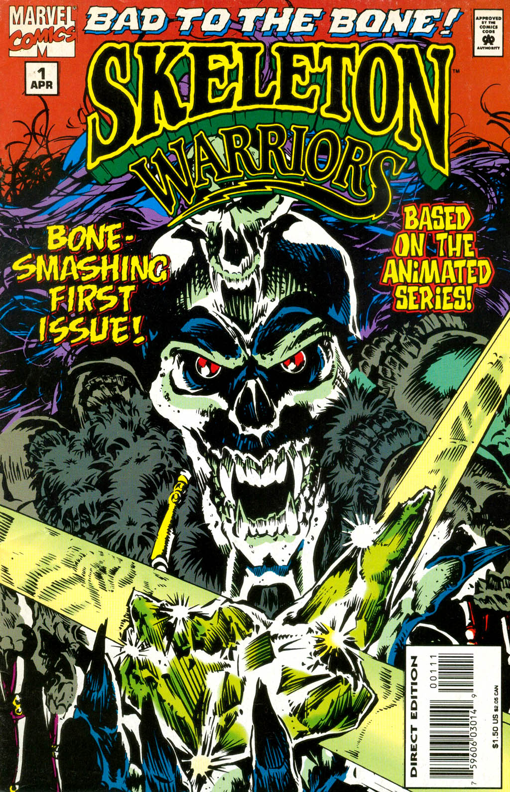 Read online Skeleton Warriors comic -  Issue #1 - 1