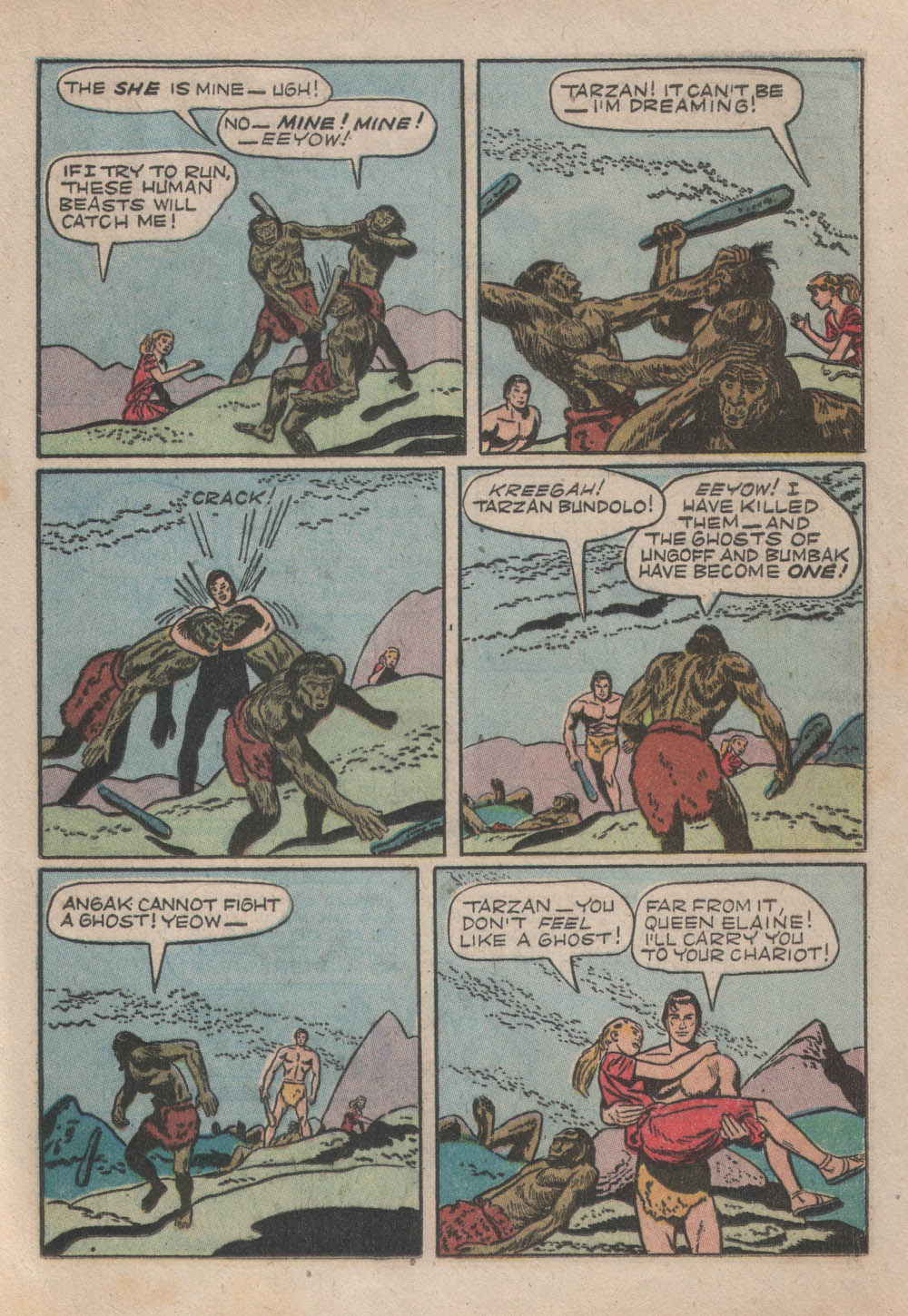 Read online Tarzan (1948) comic -  Issue #35 - 25