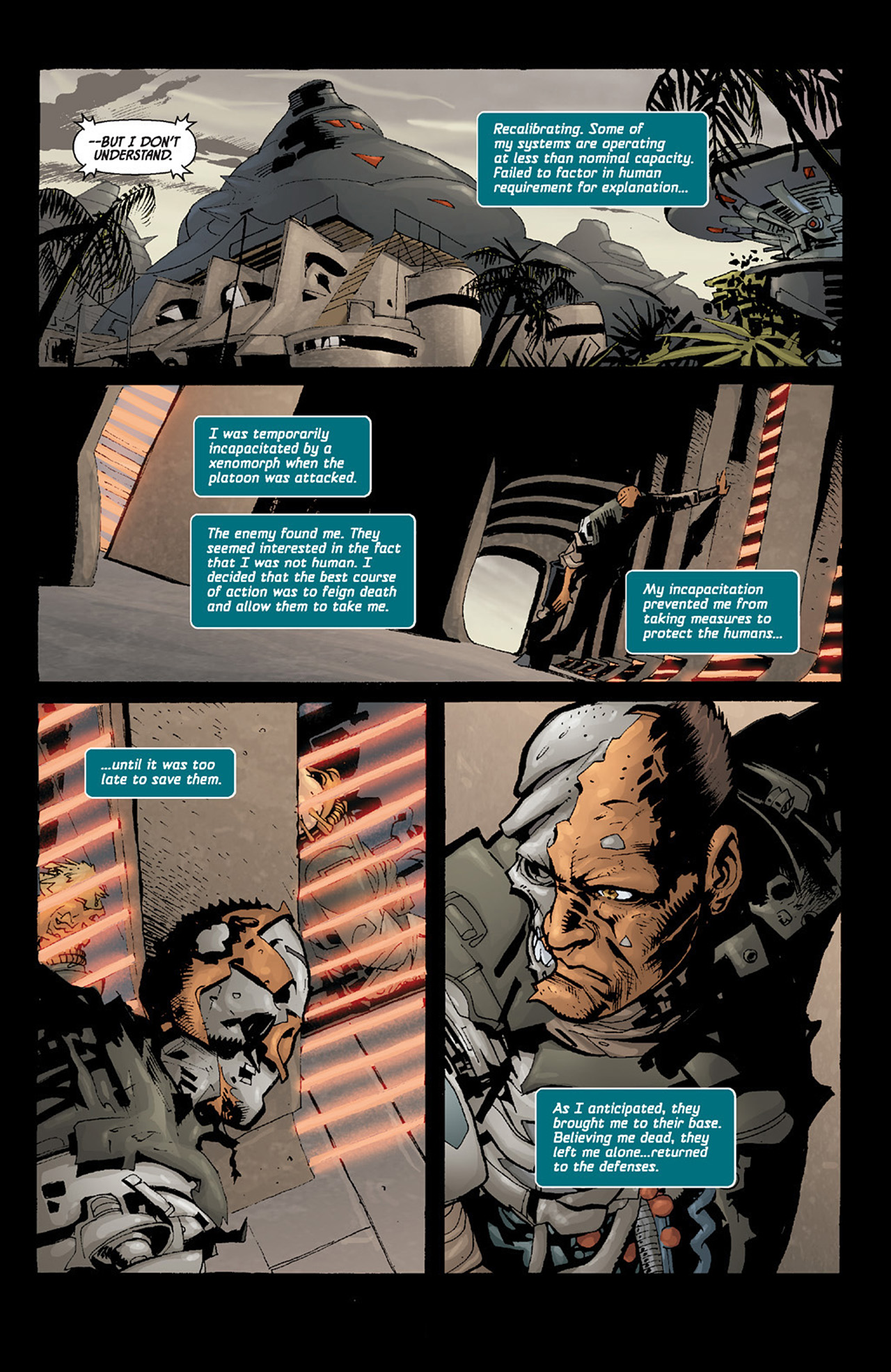Read online Aliens vs. Predator: Three World War comic -  Issue #6 - 4