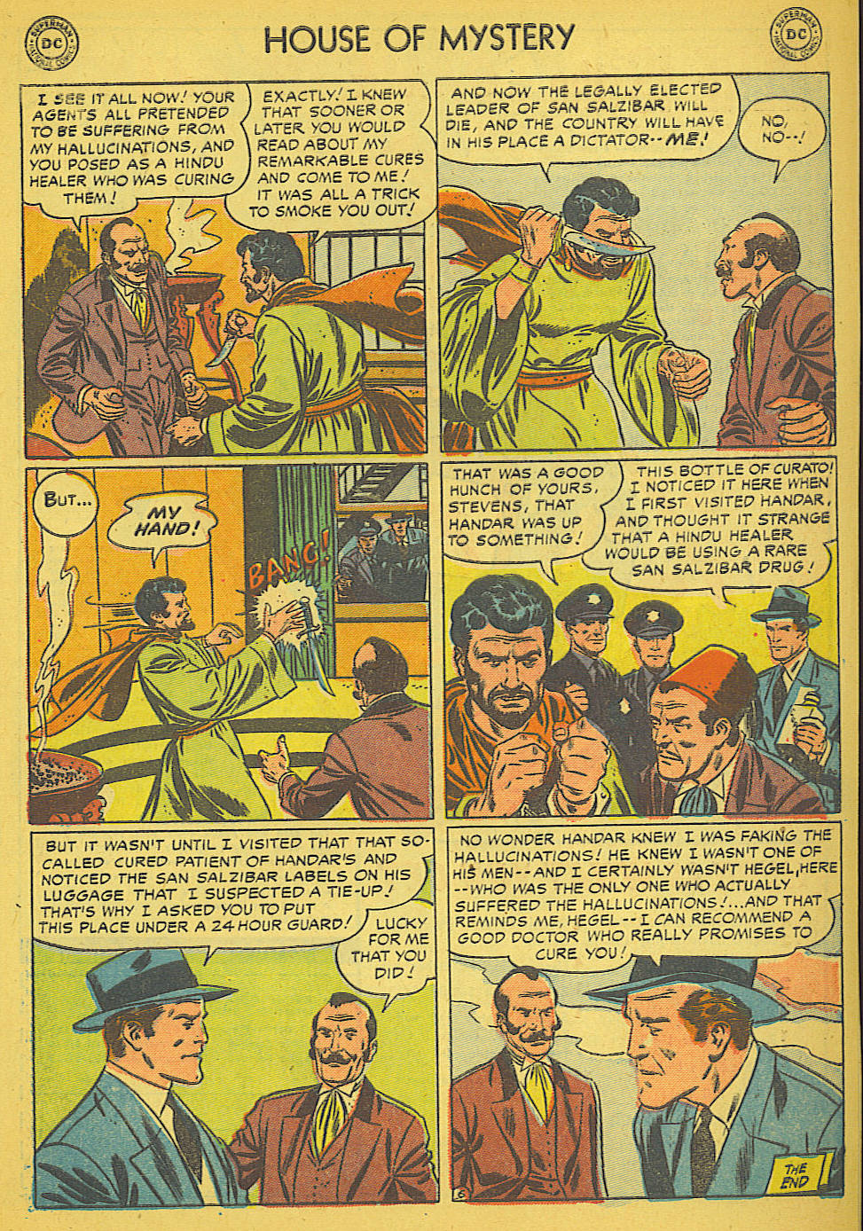 Read online House of Mystery (1951) comic -  Issue #33 - 33