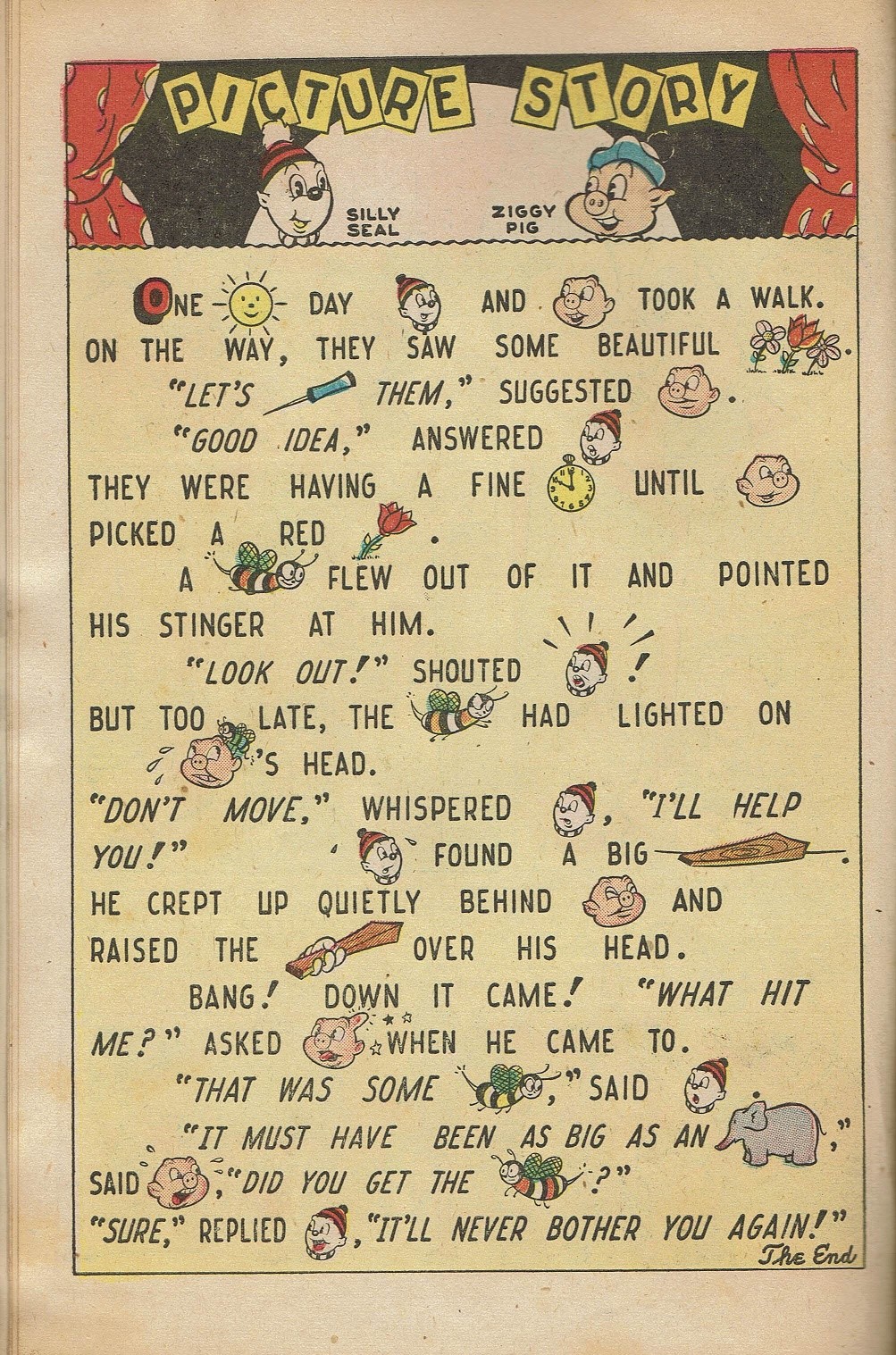 Read online Ziggy Pig-Silly Seal Comics (1944) comic -  Issue #4 - 10
