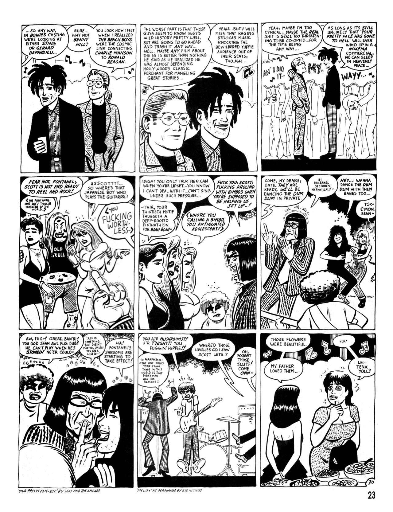 Read online Love and Rockets (1982) comic -  Issue #35 - 25