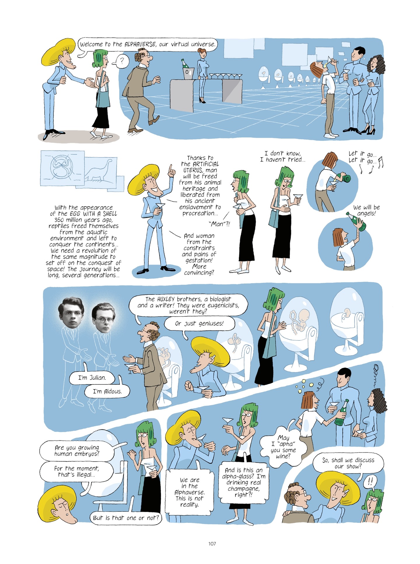 Read online Evolution, Darwin, God, and the Horse-People comic -  Issue # TPB - 106