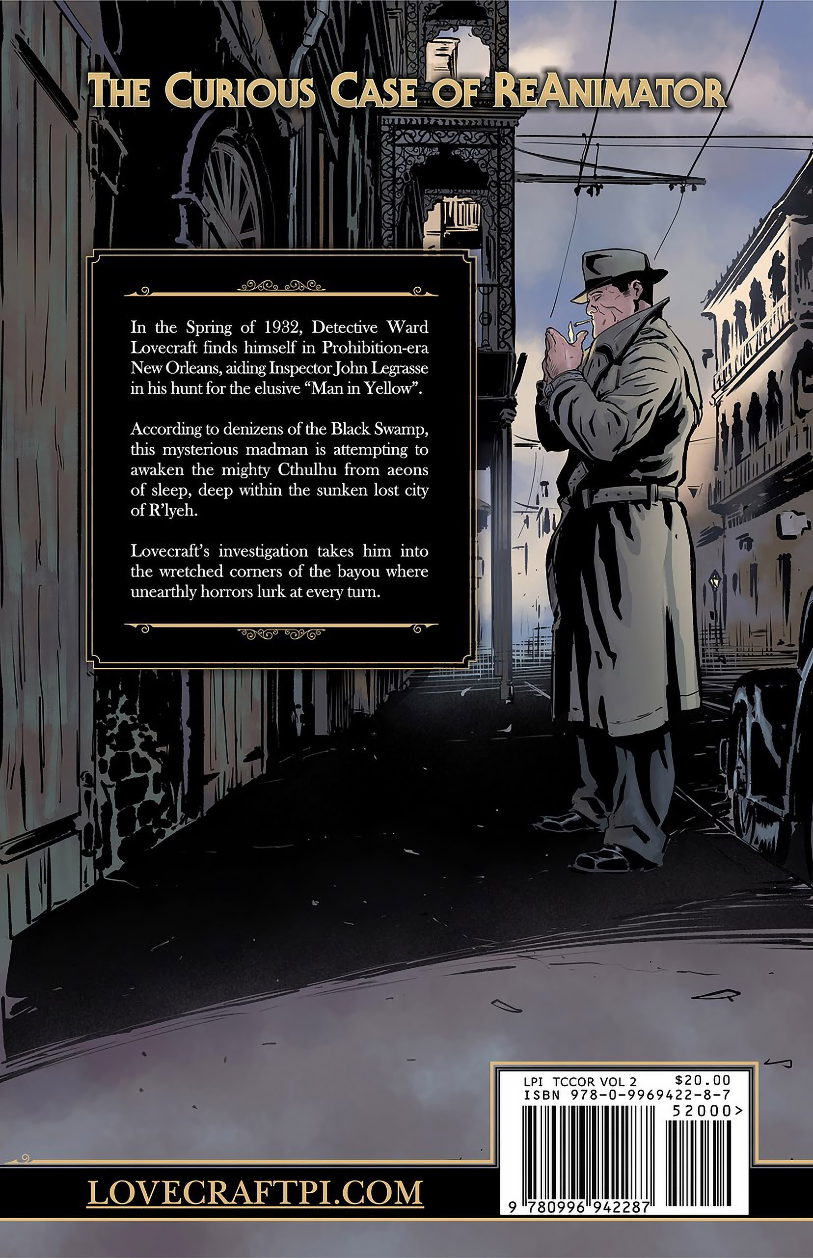 Read online Lovecraft P.I. - The Curious Case of ReAnimator comic -  Issue # TPB - 116