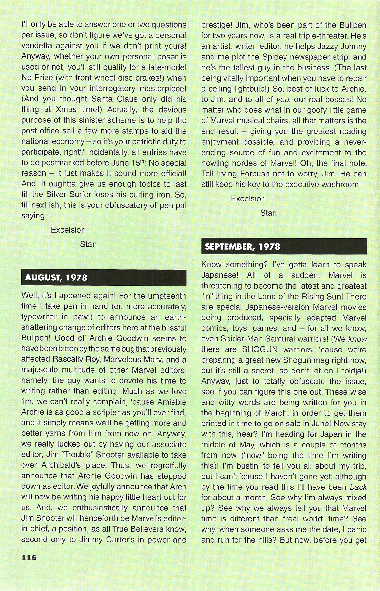 Read online Stan's Soapbox: The Collection comic -  Issue # TPB - 101