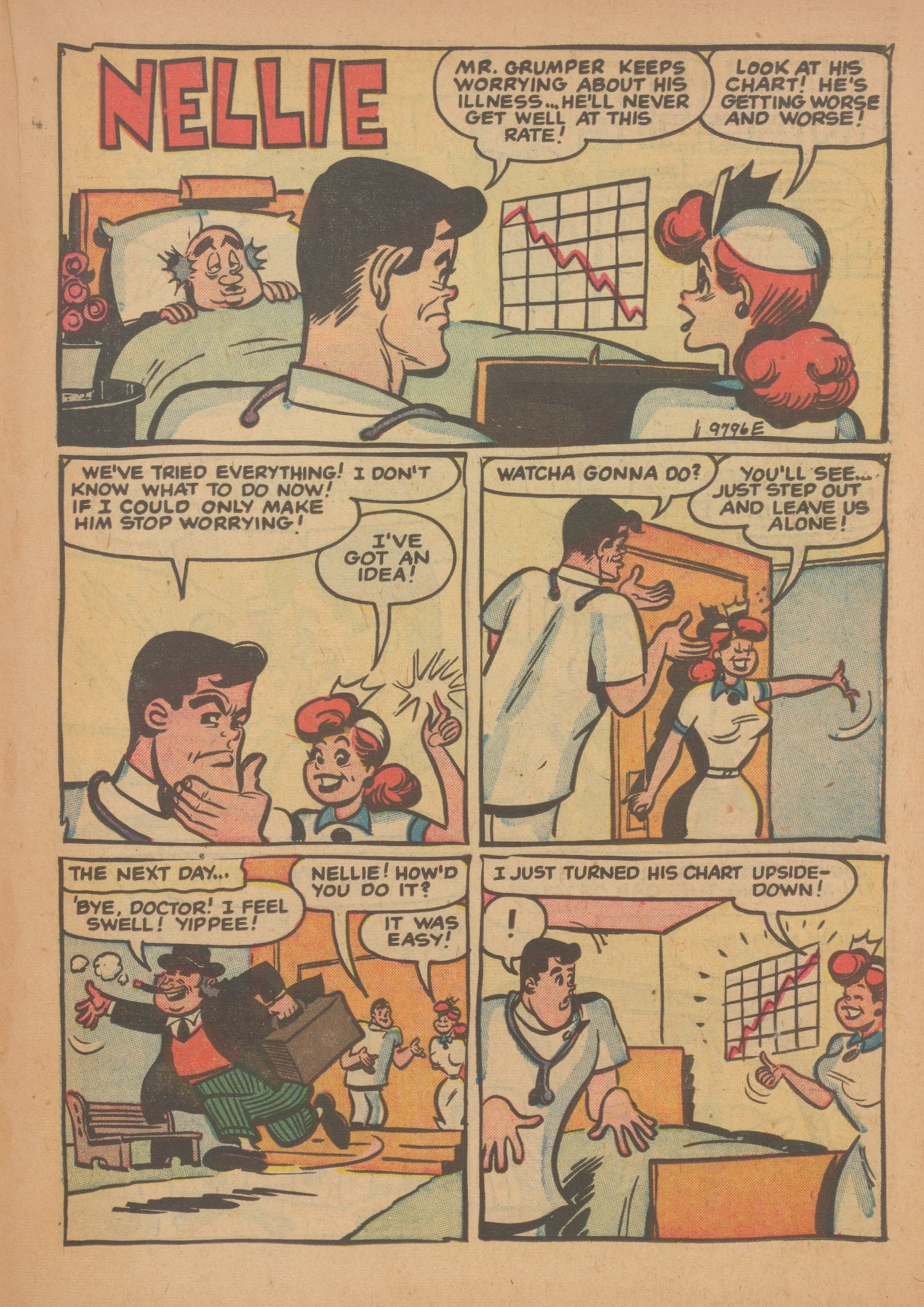 Read online Nellie The Nurse (1945) comic -  Issue #34 - 19