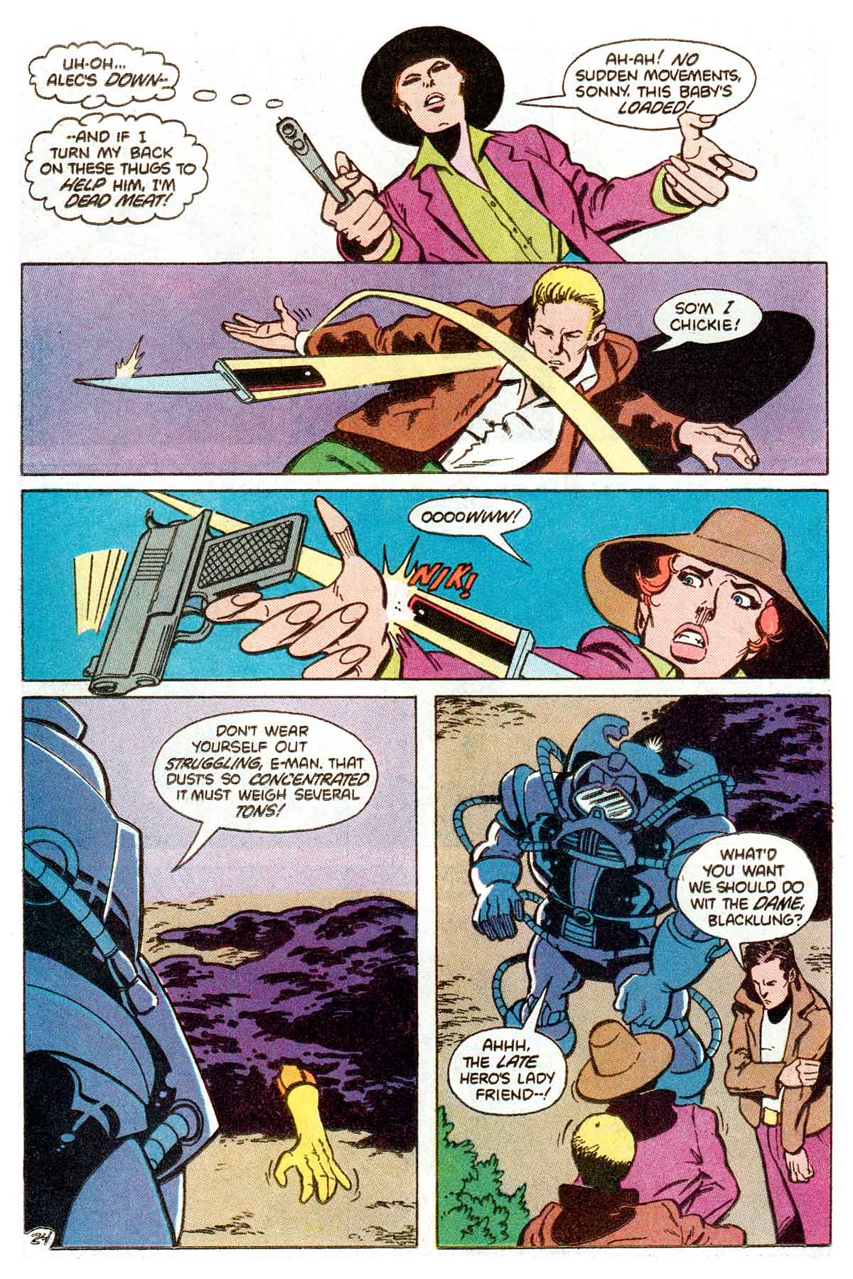 Read online E-Man (1983) comic -  Issue #10 - 26