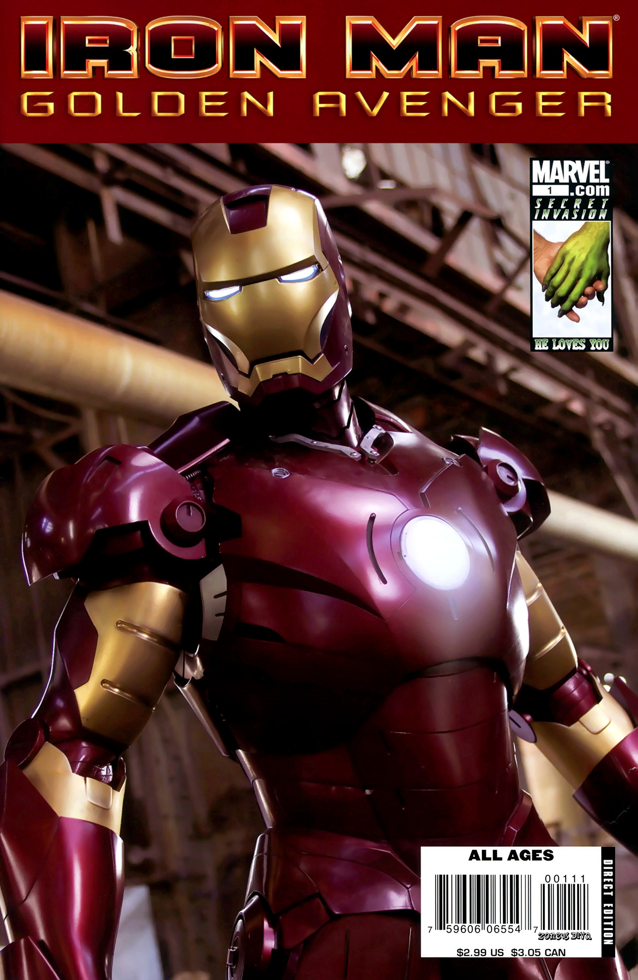 Iron Man: Golden Avenger issue Full - Page 1