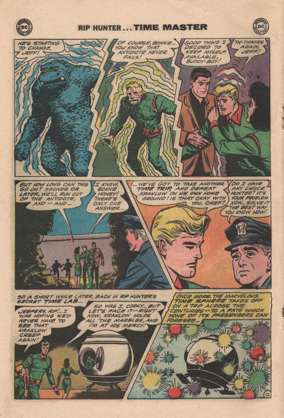 Read online Rip Hunter...Time Master comic -  Issue #28 - 16