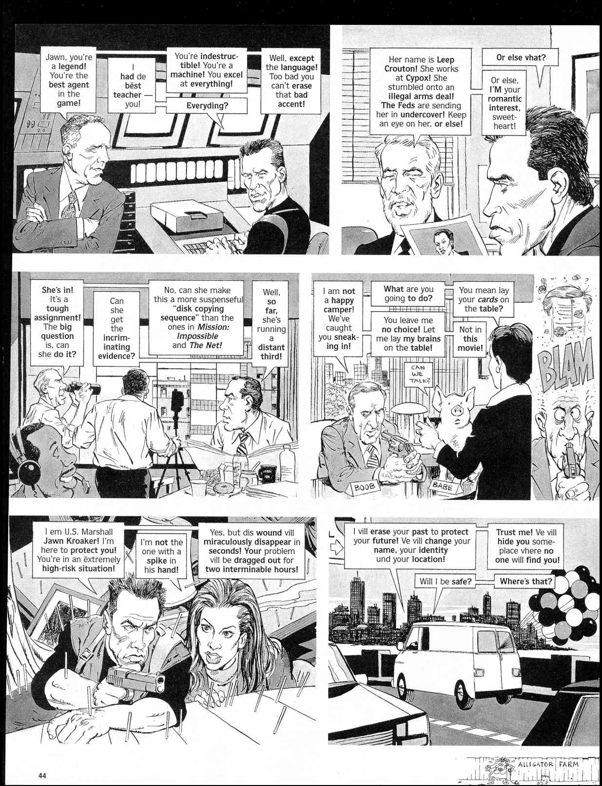 Read online MAD comic -  Issue #351 - 46