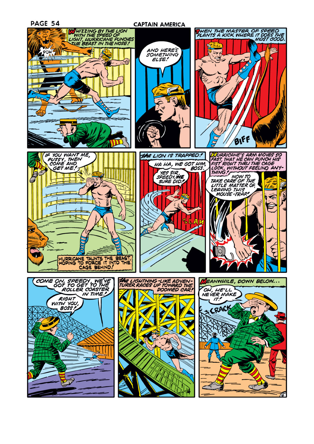 Read online Captain America Comics comic -  Issue #8 - 56