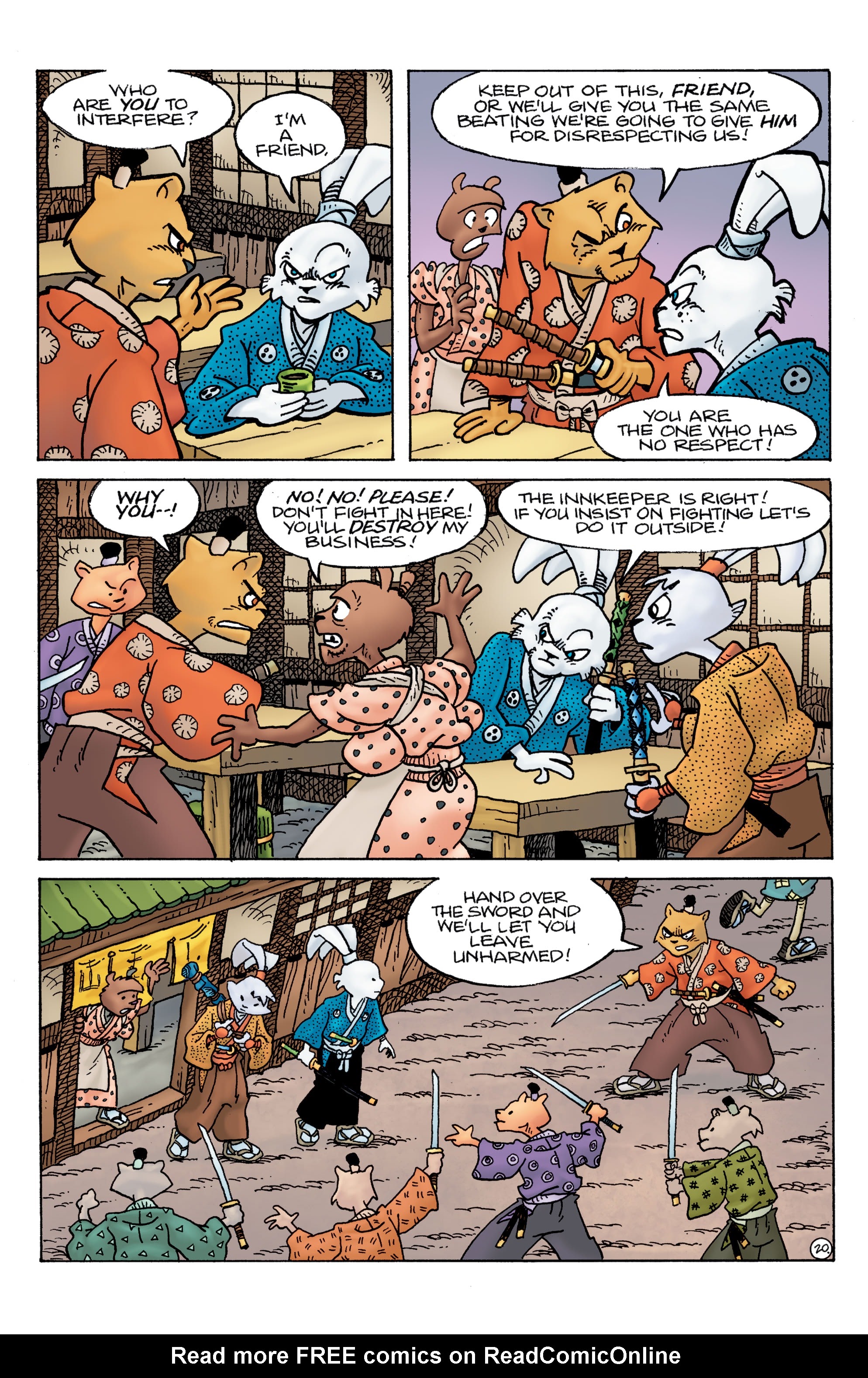 Read online Usagi Yojimbo (2019) comic -  Issue #20 - 22