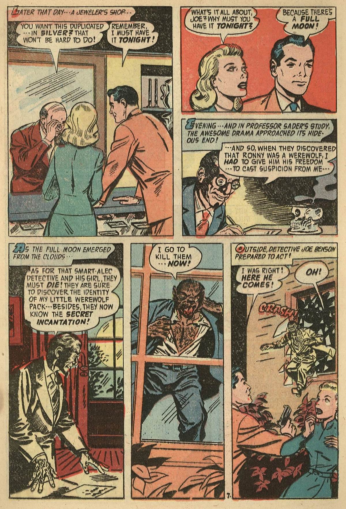 Read online Adventures Into The Unknown comic -  Issue #45 - 17