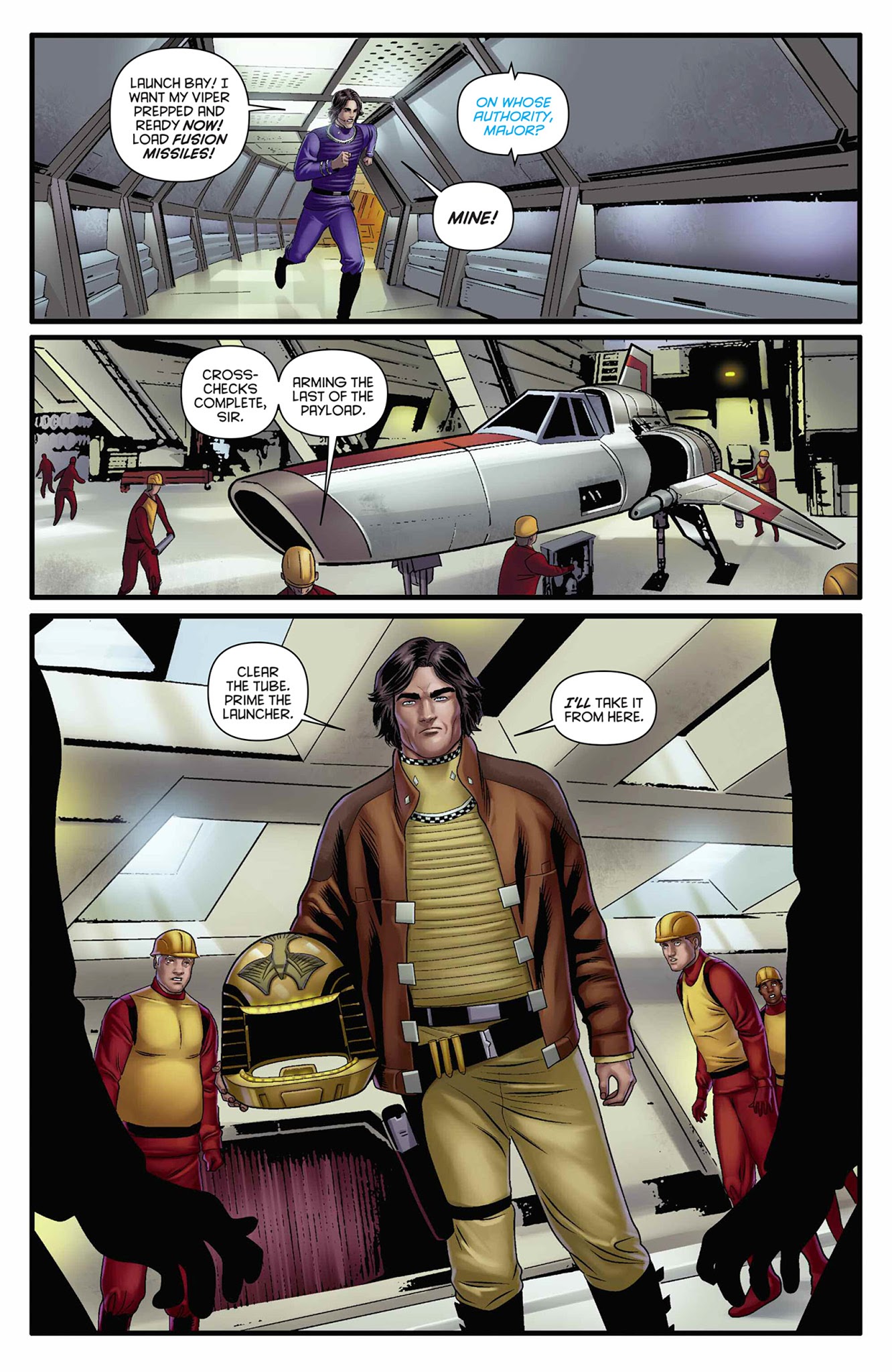 Read online Classic Battlestar Galactica: The Death of Apollo comic -  Issue #6 - 13