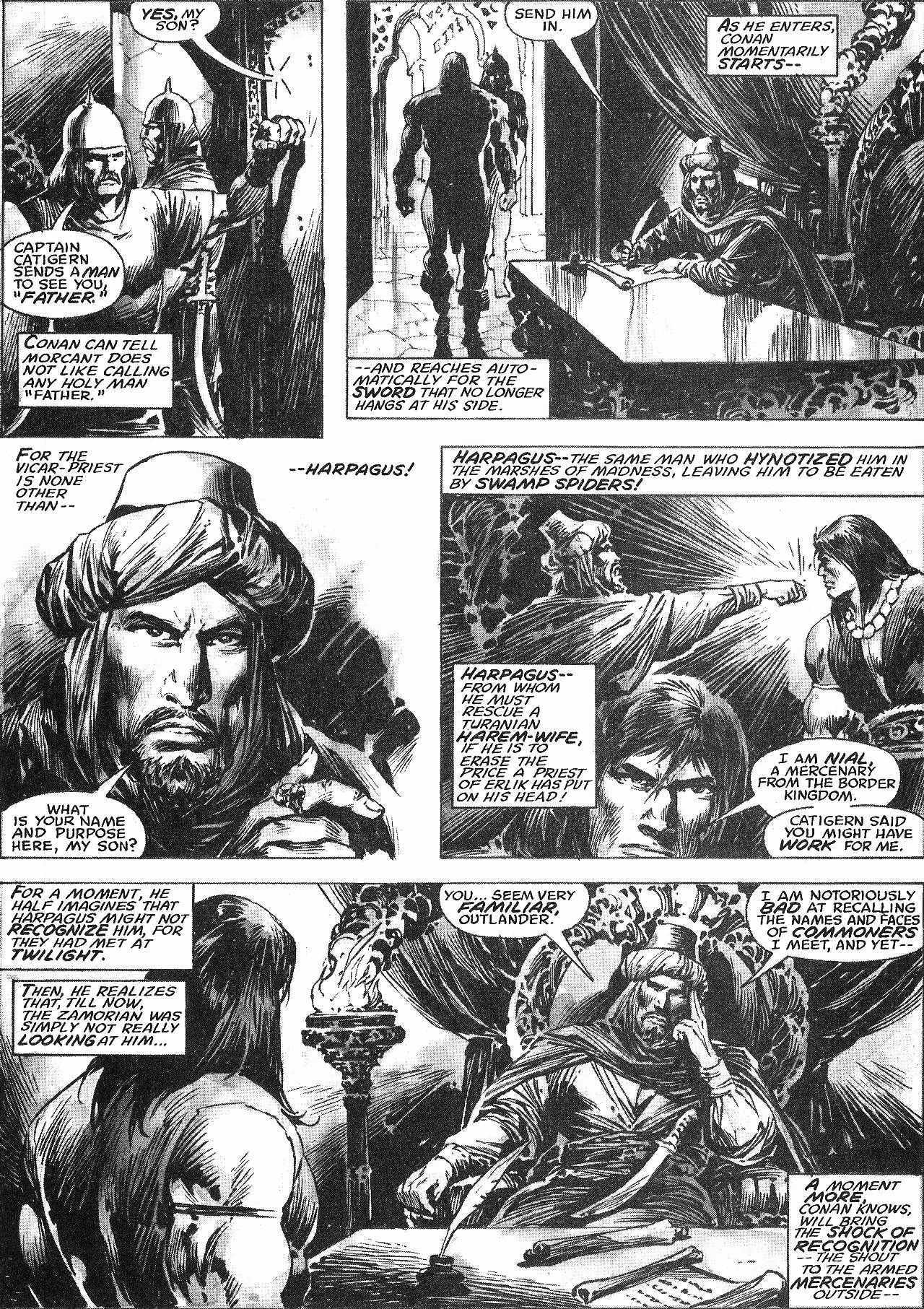 Read online The Savage Sword Of Conan comic -  Issue #208 - 19