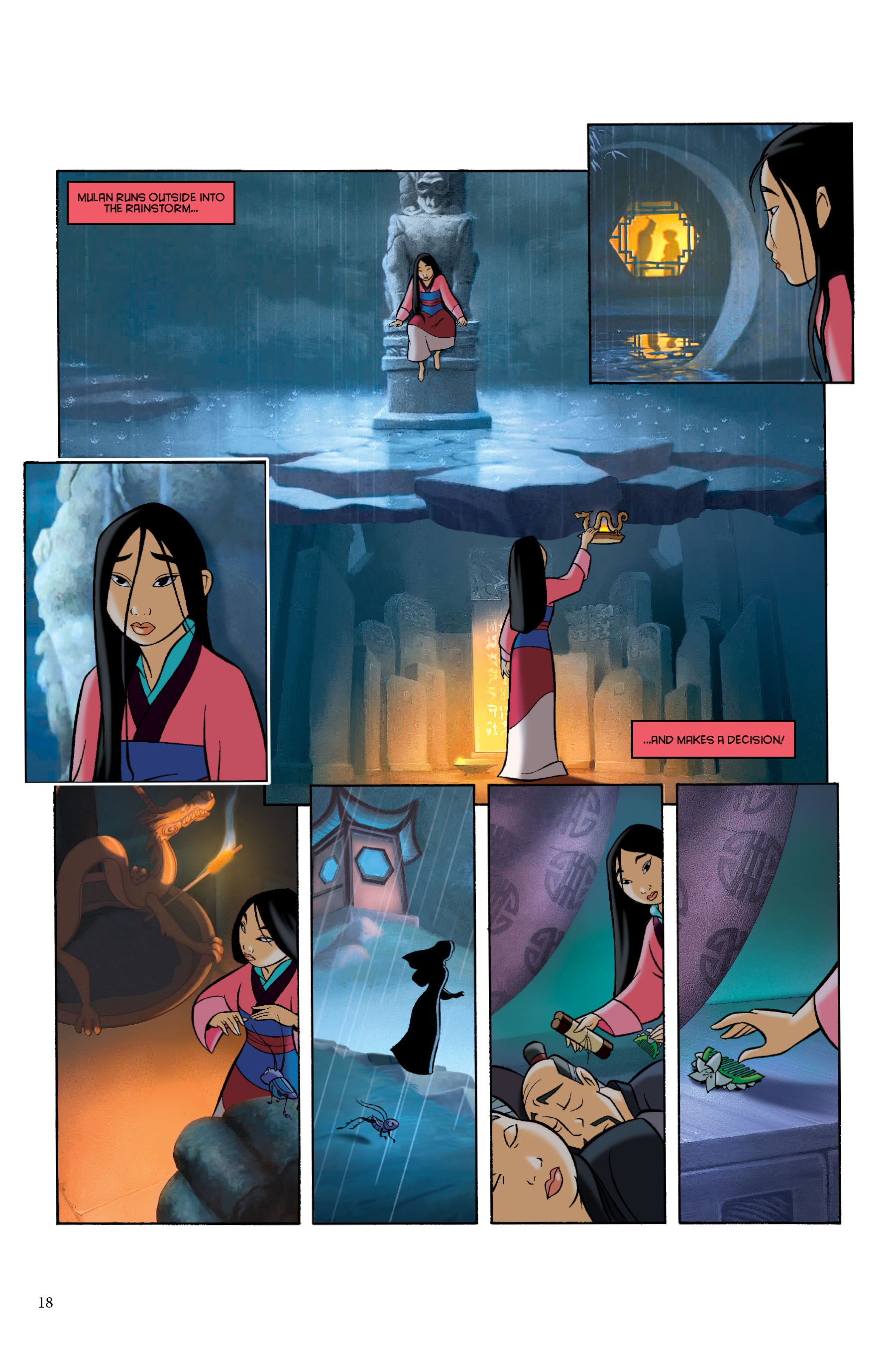 Read online Disney Mulan: The Story of the Movie in Comics comic -  Issue # TPB - 18