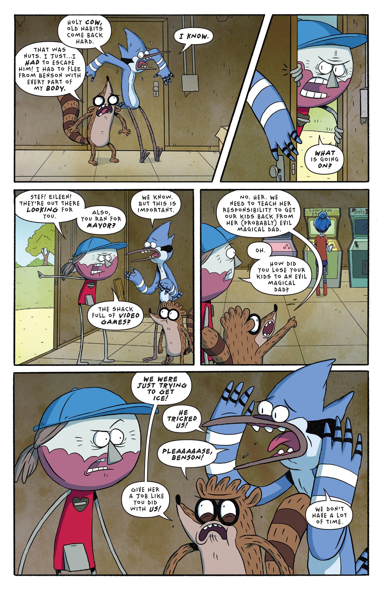 Read online Regular Show: 25 Years Later comic -  Issue #4 - 11
