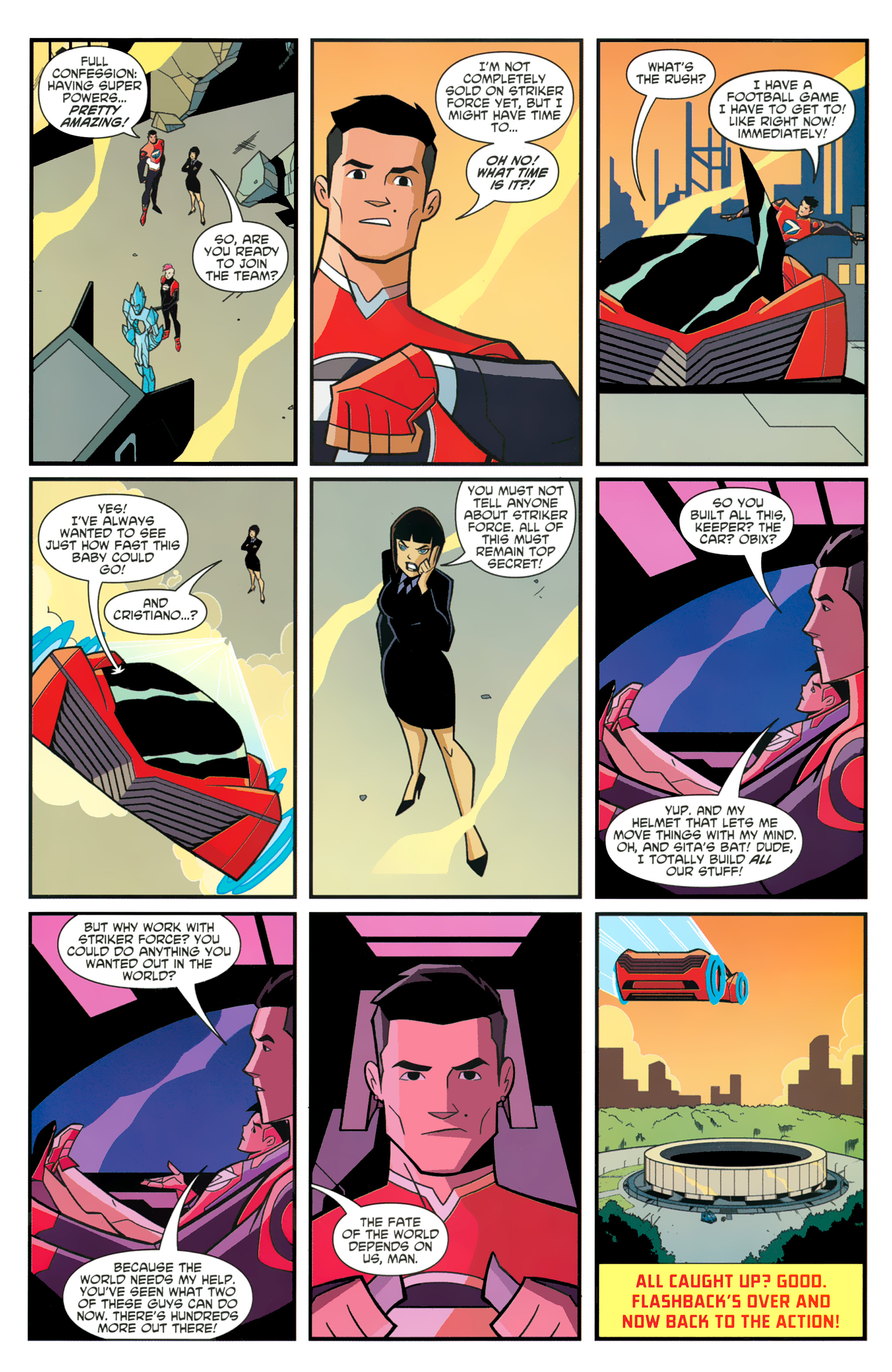 Read online Free Comic Book Day 2019 comic -  Issue # Cristiano Ronaldo's Striker Force 7 - 19