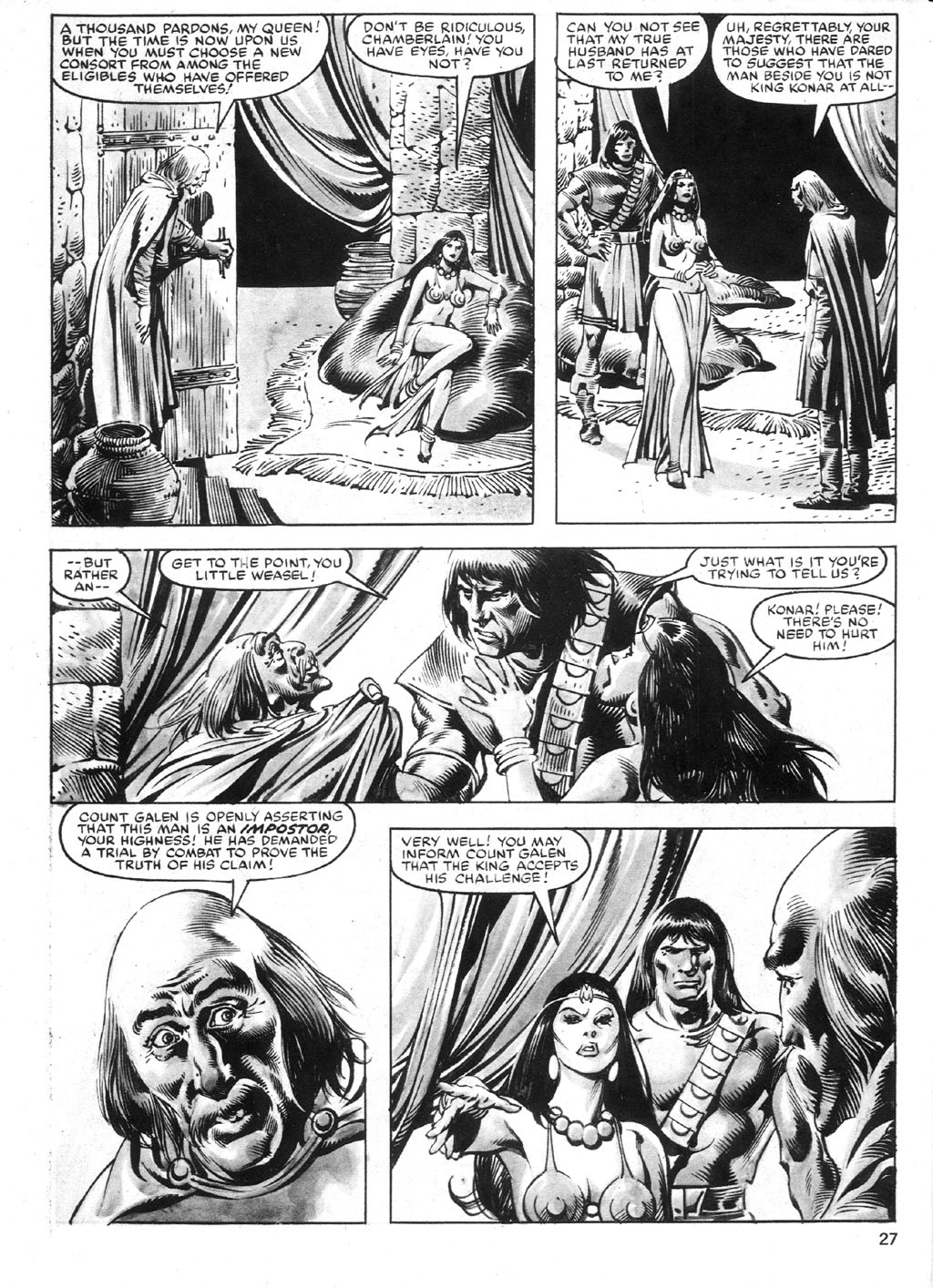 Read online The Savage Sword Of Conan comic -  Issue #93 - 27