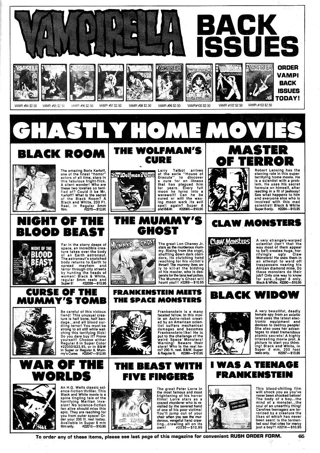 Read online Vampirella (1969) comic -  Issue #104 - 65