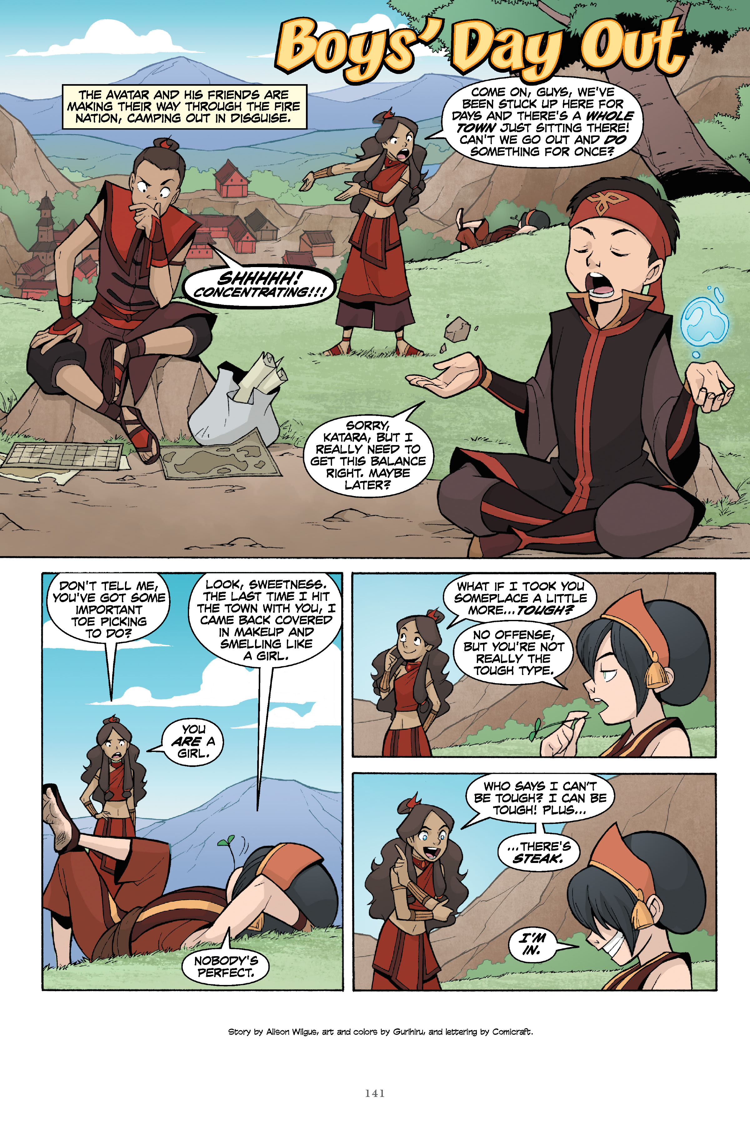Read online Nickelodeon Avatar: The Last Airbender–The Lost Adventures & Team Avatar Tales Library Edition comic -  Issue # TPB (Part 2) - 42