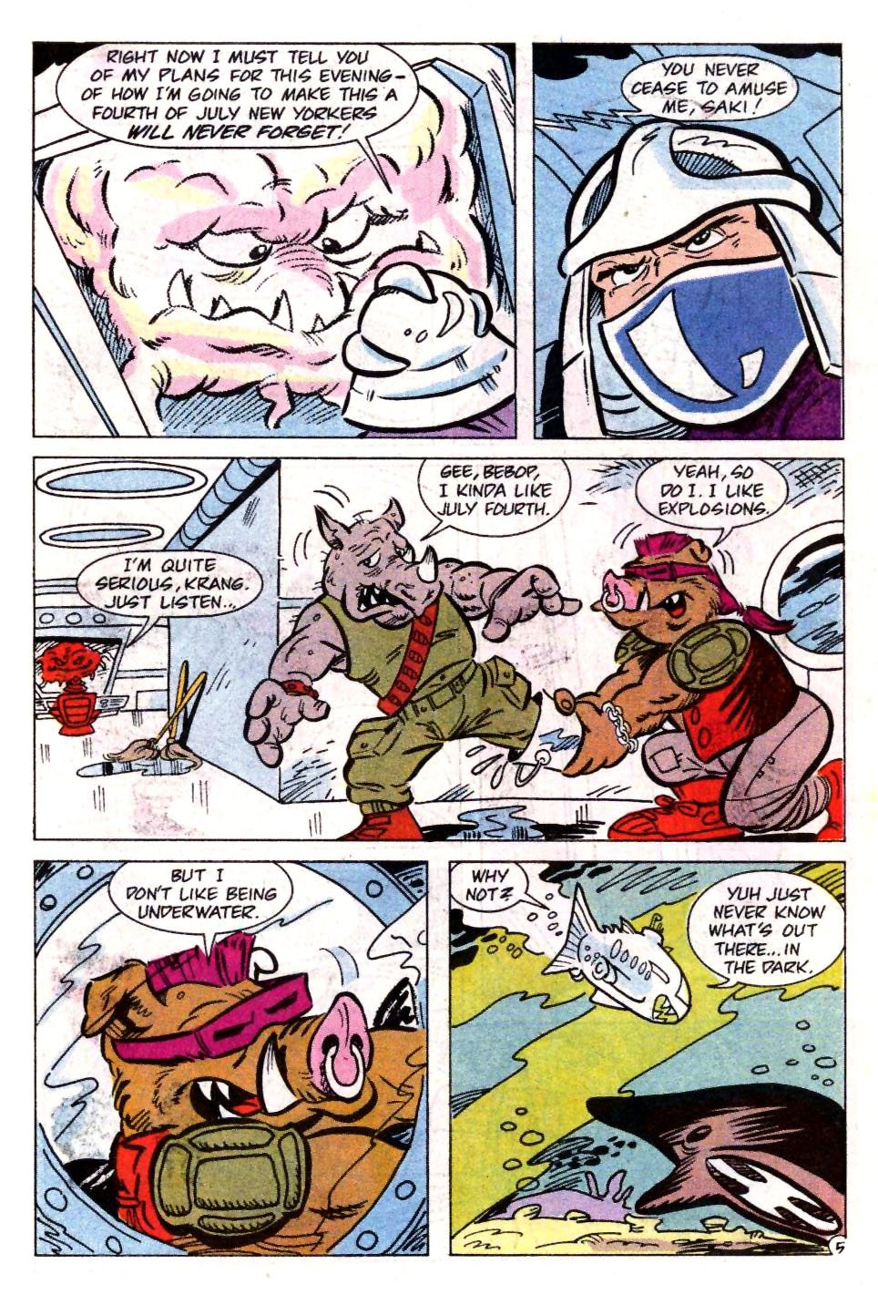 Read online Teenage Mutant Ninja Turtles Adventures (1989) comic -  Issue #5 - 6