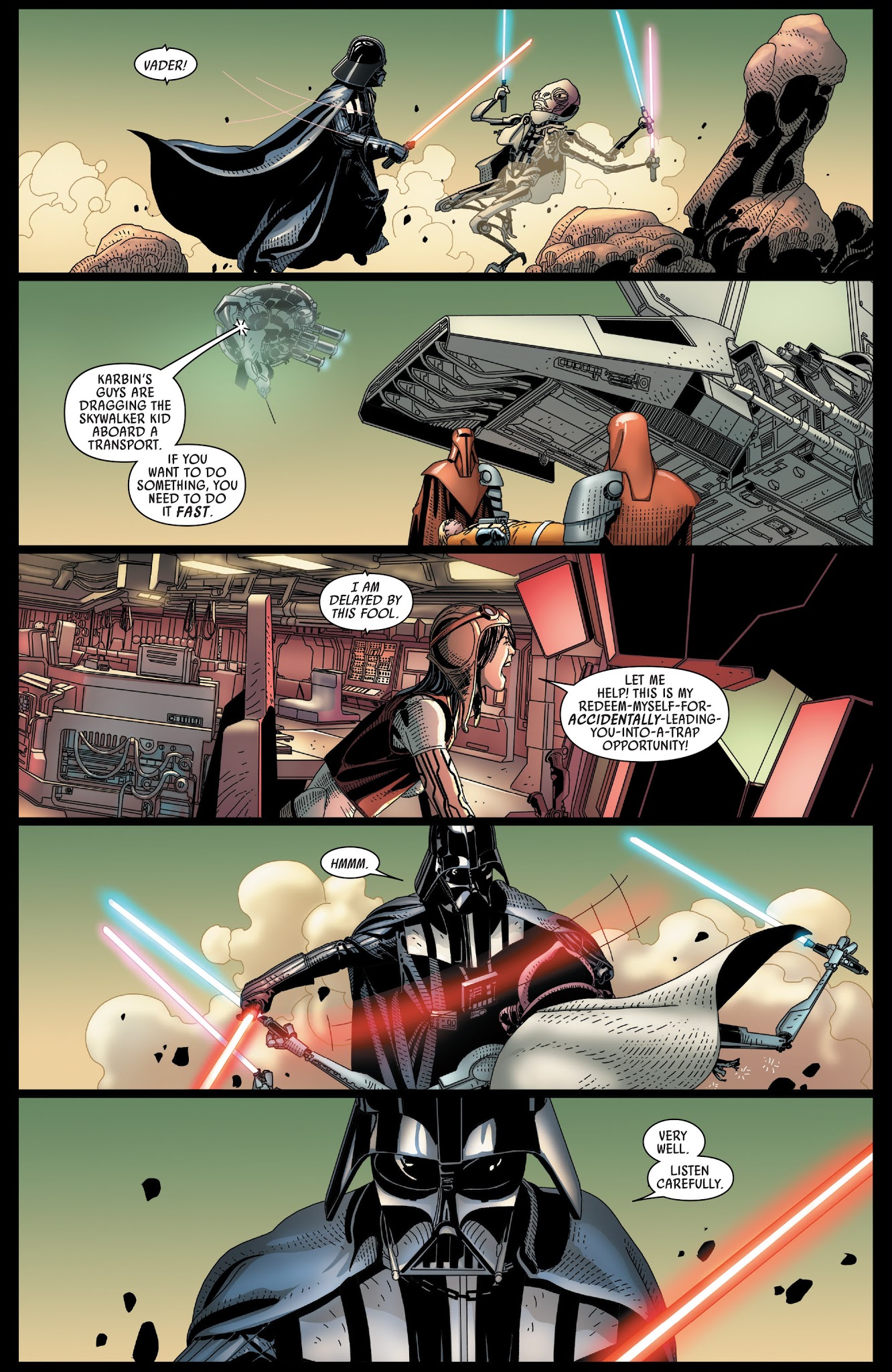 Read online Star Wars: Vader Down comic -  Issue # TPB - 131